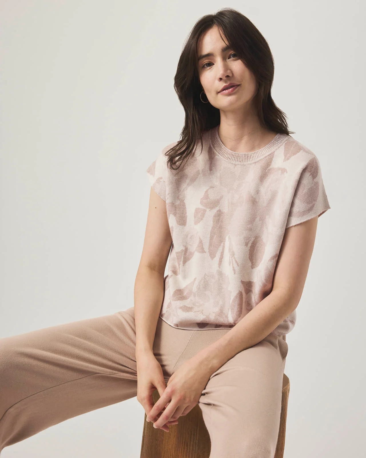 Flora Floral Short Sleeve Sweater - Image 2