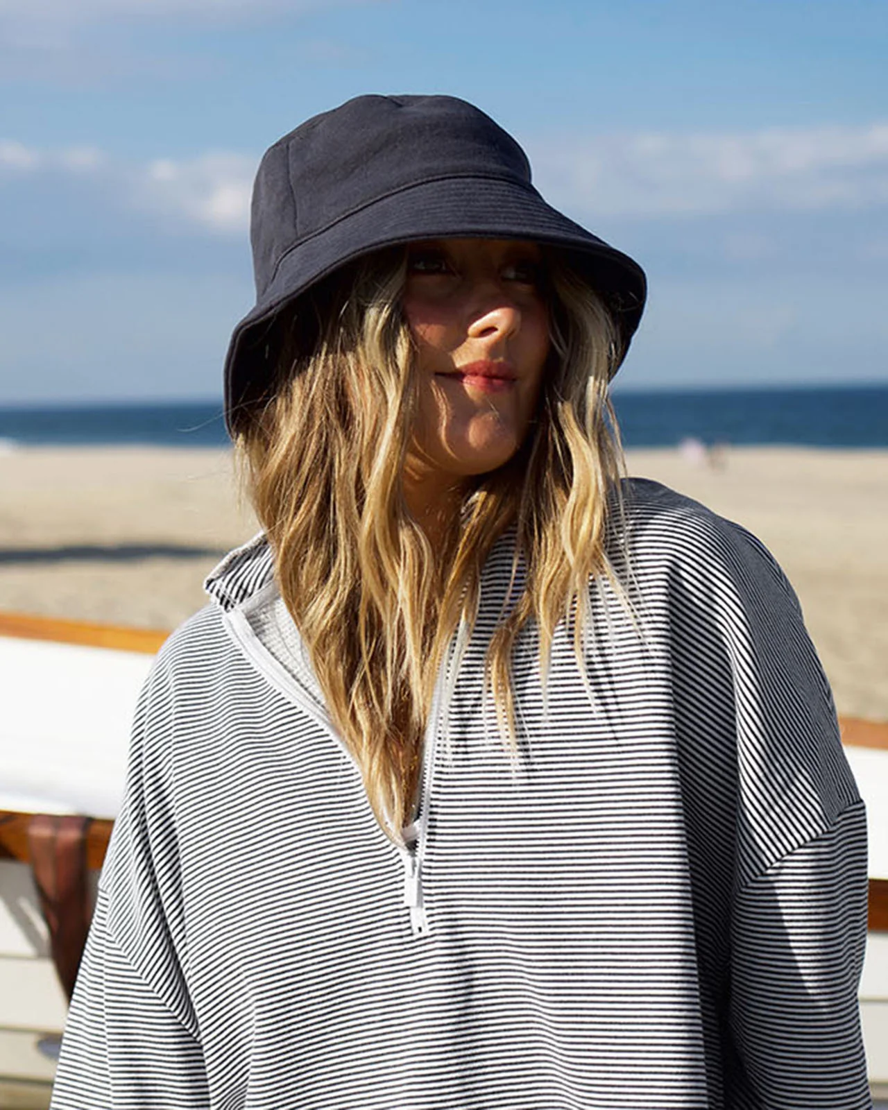 French Terry Beach Bucket Hat - Image 3