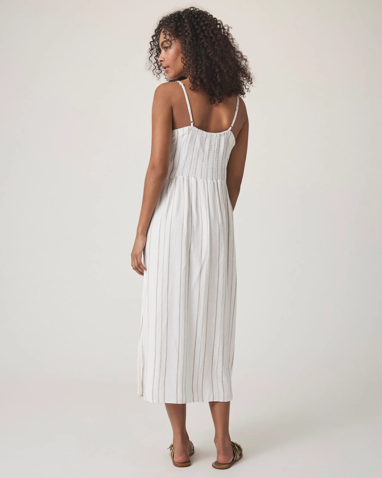 Gabrielle Linen Button Down Dress - Image 2