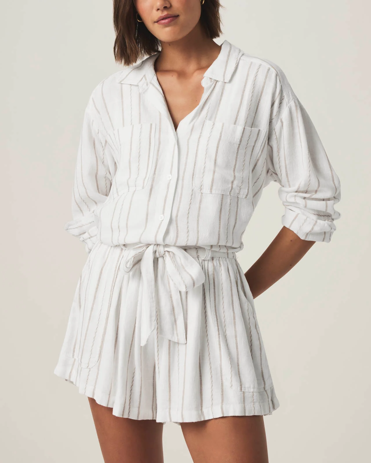 Gabrielle Stripe Short - Image 3