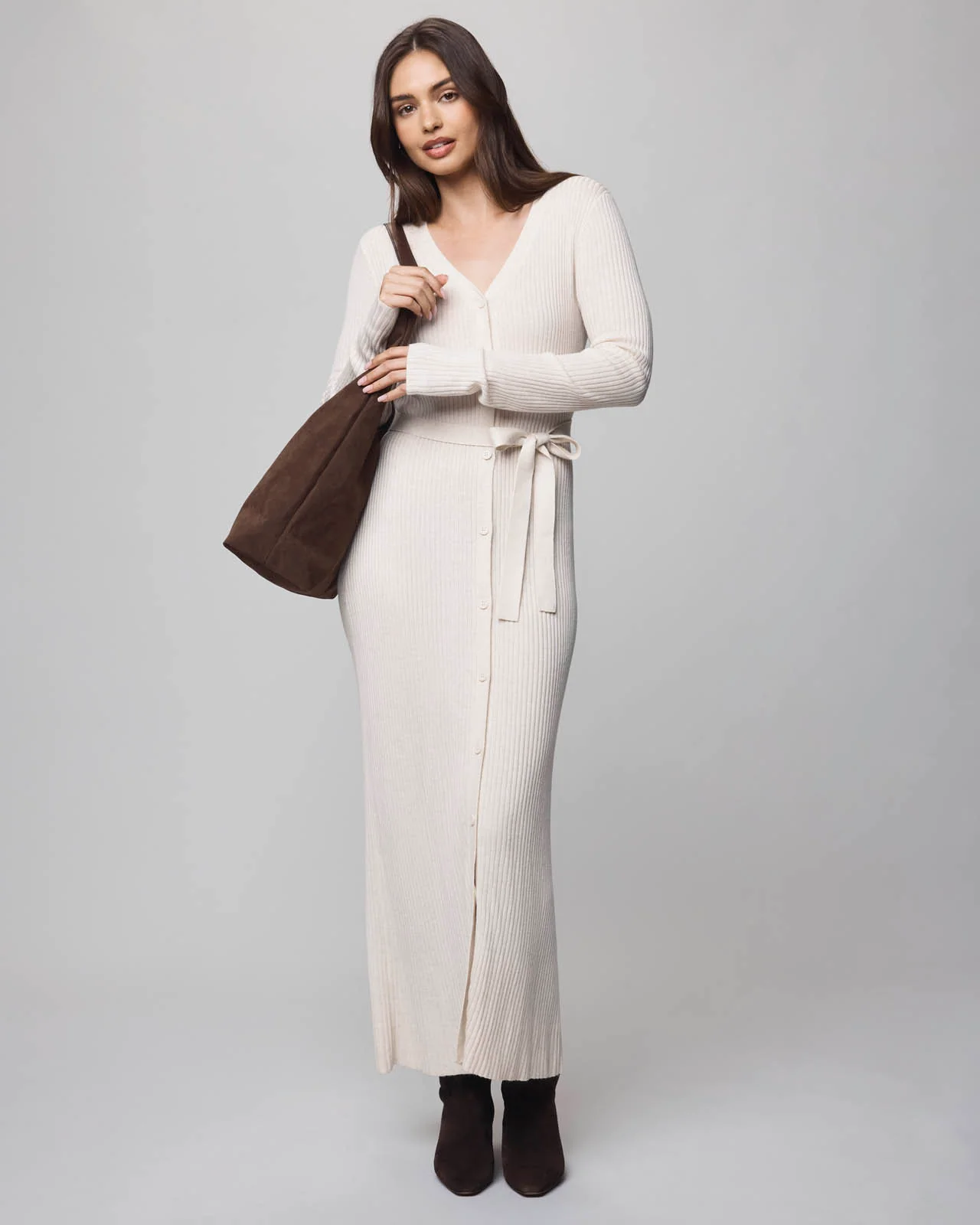 Georgie Cashblend Button Down Dress - Image 3