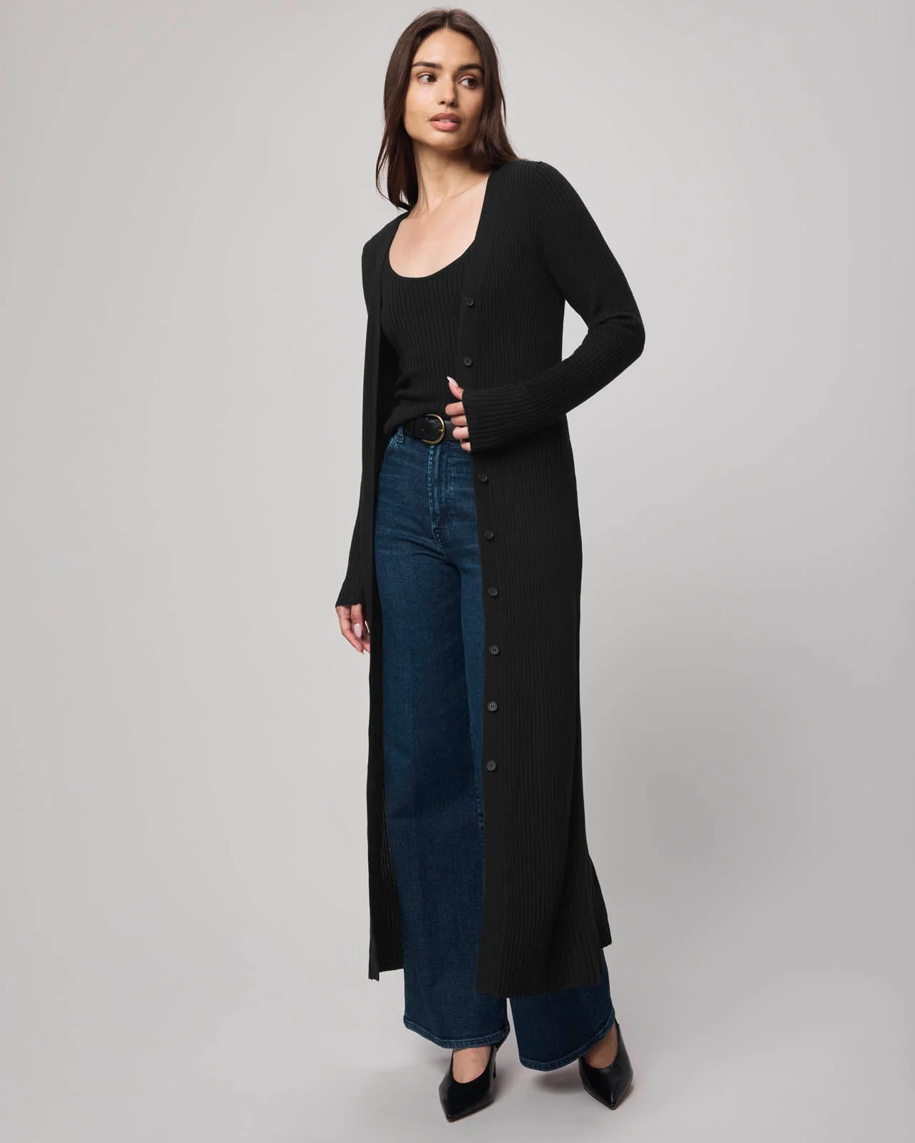 Georgie Cashblend Button Down Dress - Image 8