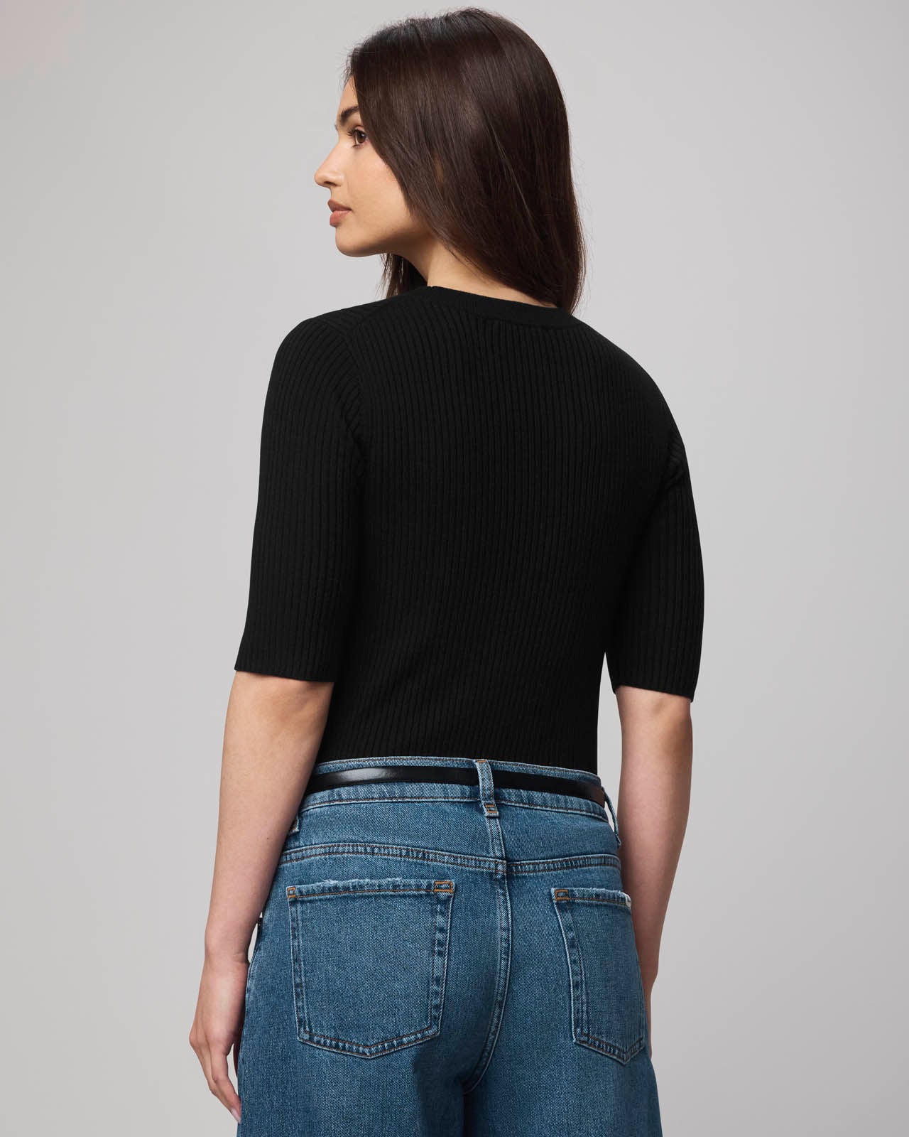 Georgie Cashblend Elbow Sleeve Sweater - Image 12