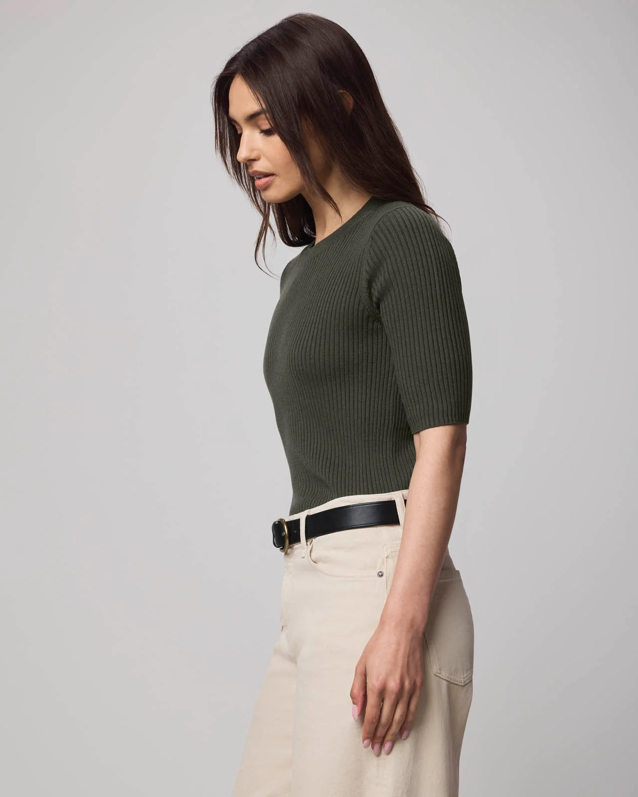 Georgie Cashblend Elbow Sleeve Sweater - Image 13