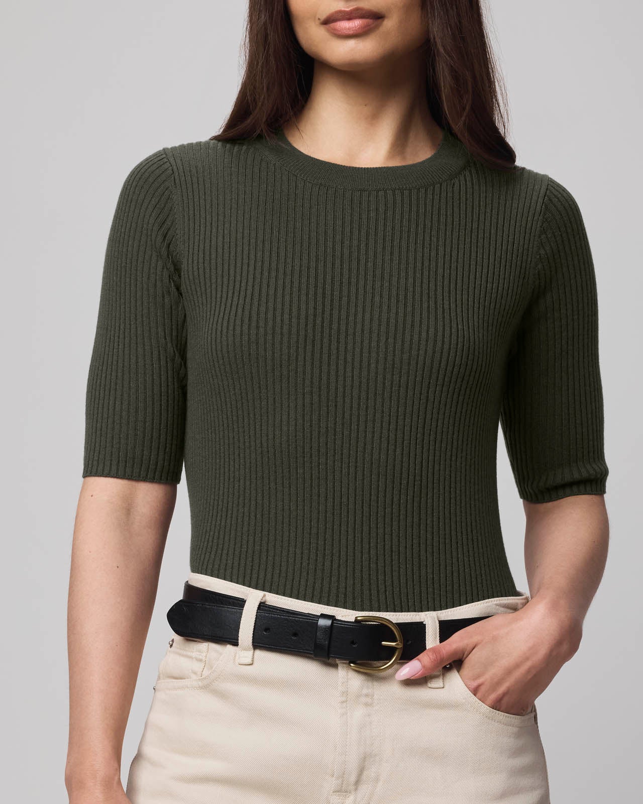 Georgie Cashblend Elbow Sleeve Sweater - Image 15