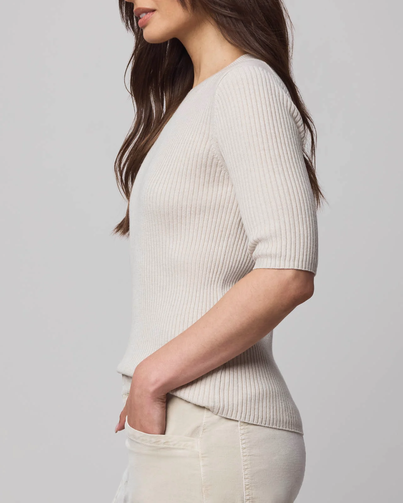 Georgie Cashblend Elbow Sleeve Sweater - Image 19