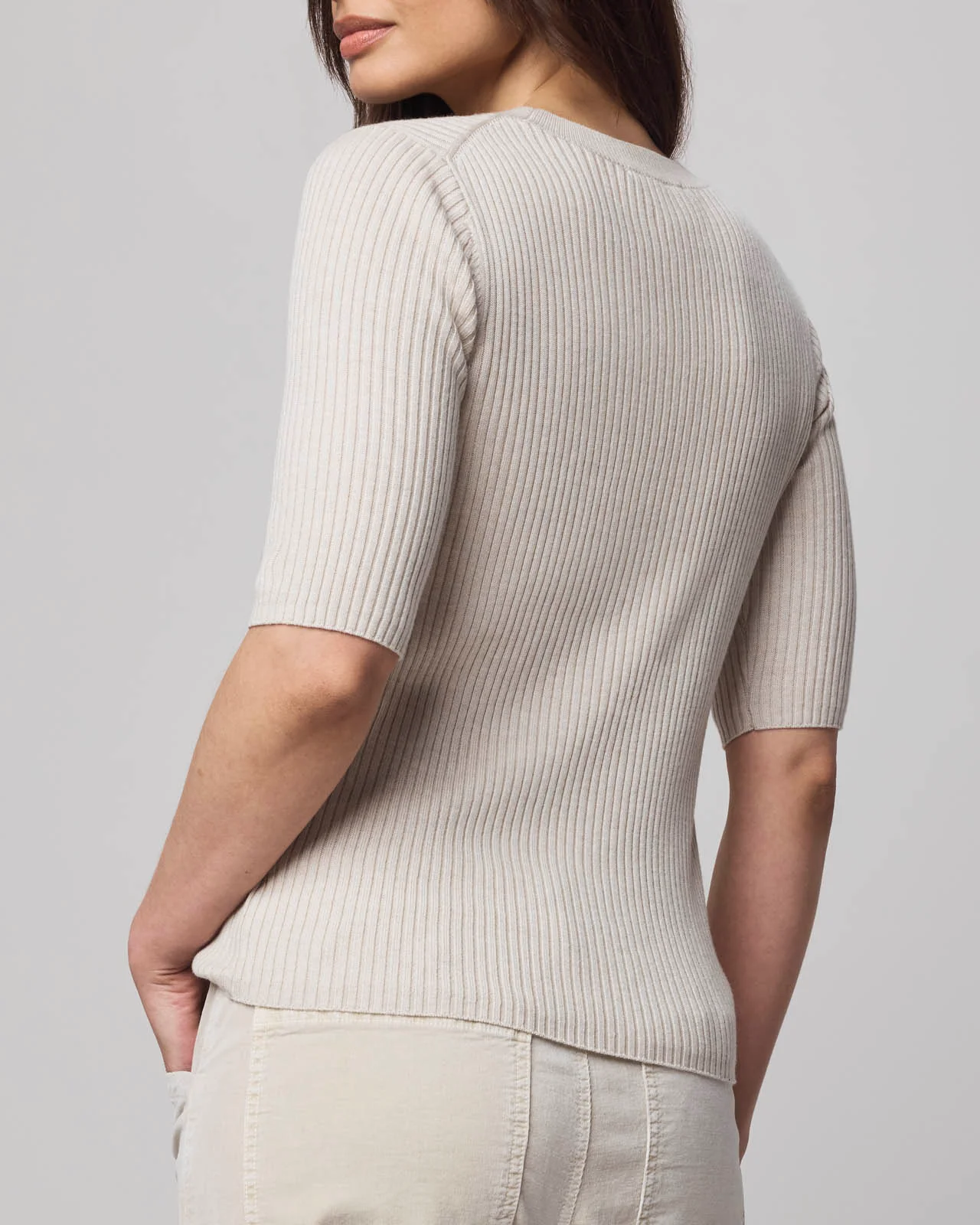 Georgie Cashblend Elbow Sleeve Sweater - Image 20