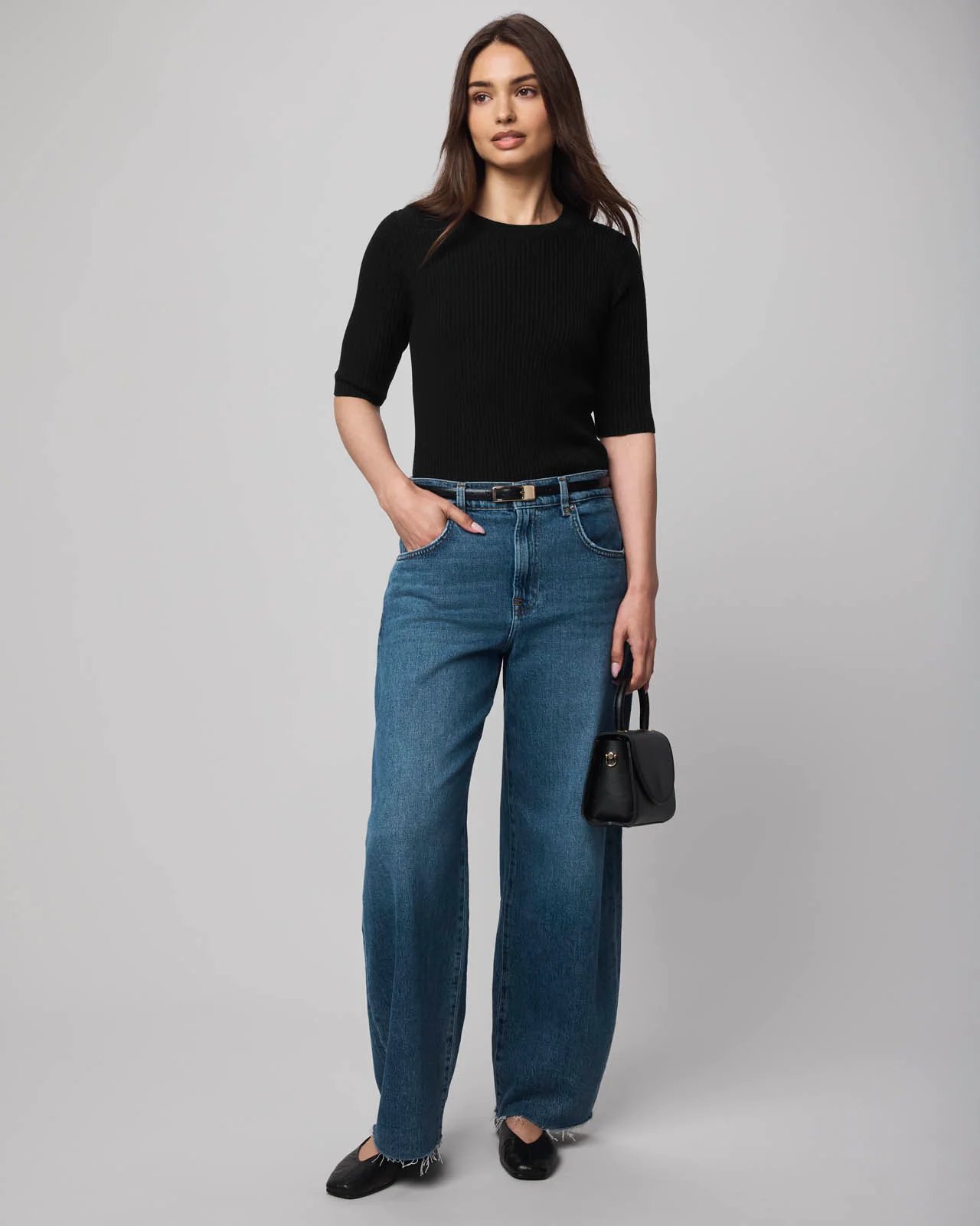 Georgie Cashblend Elbow Sleeve Sweater - Image 9