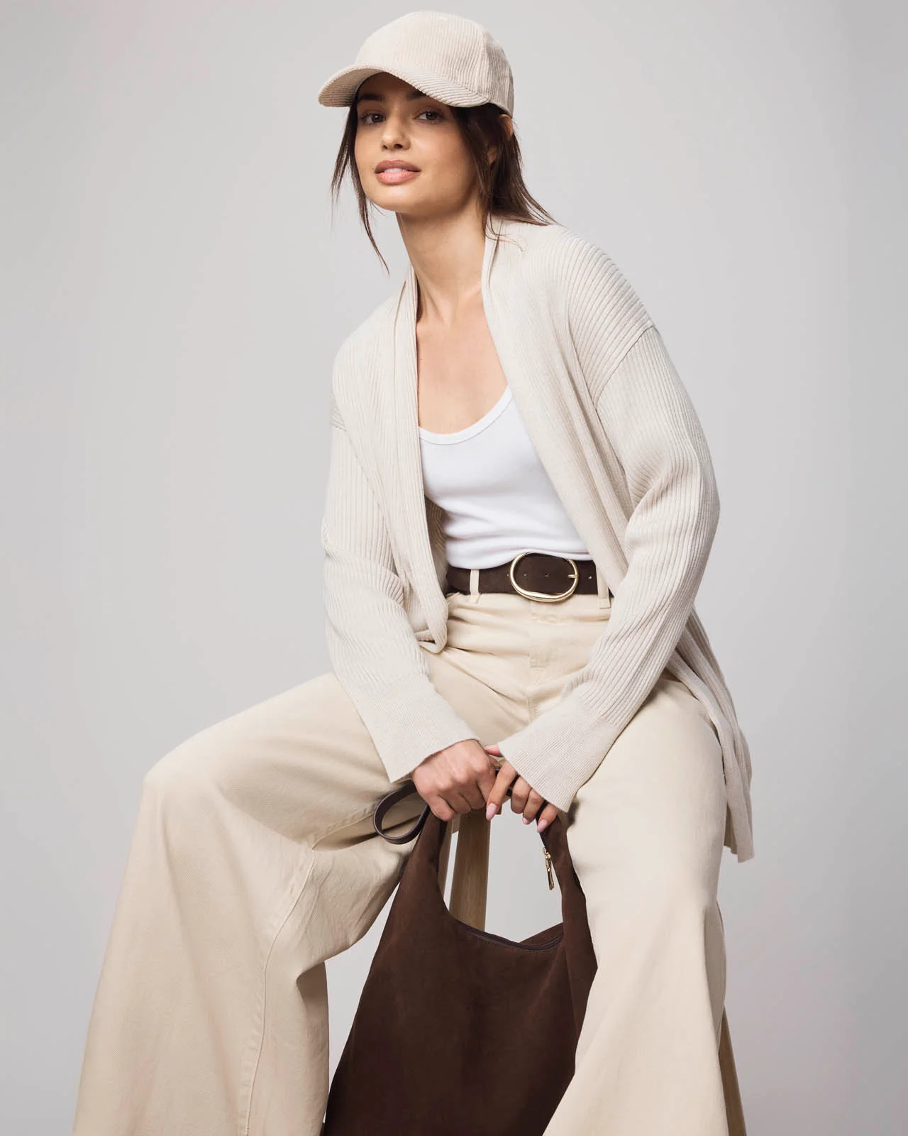 Georgie Cashblend Open Cardigan - Image 2