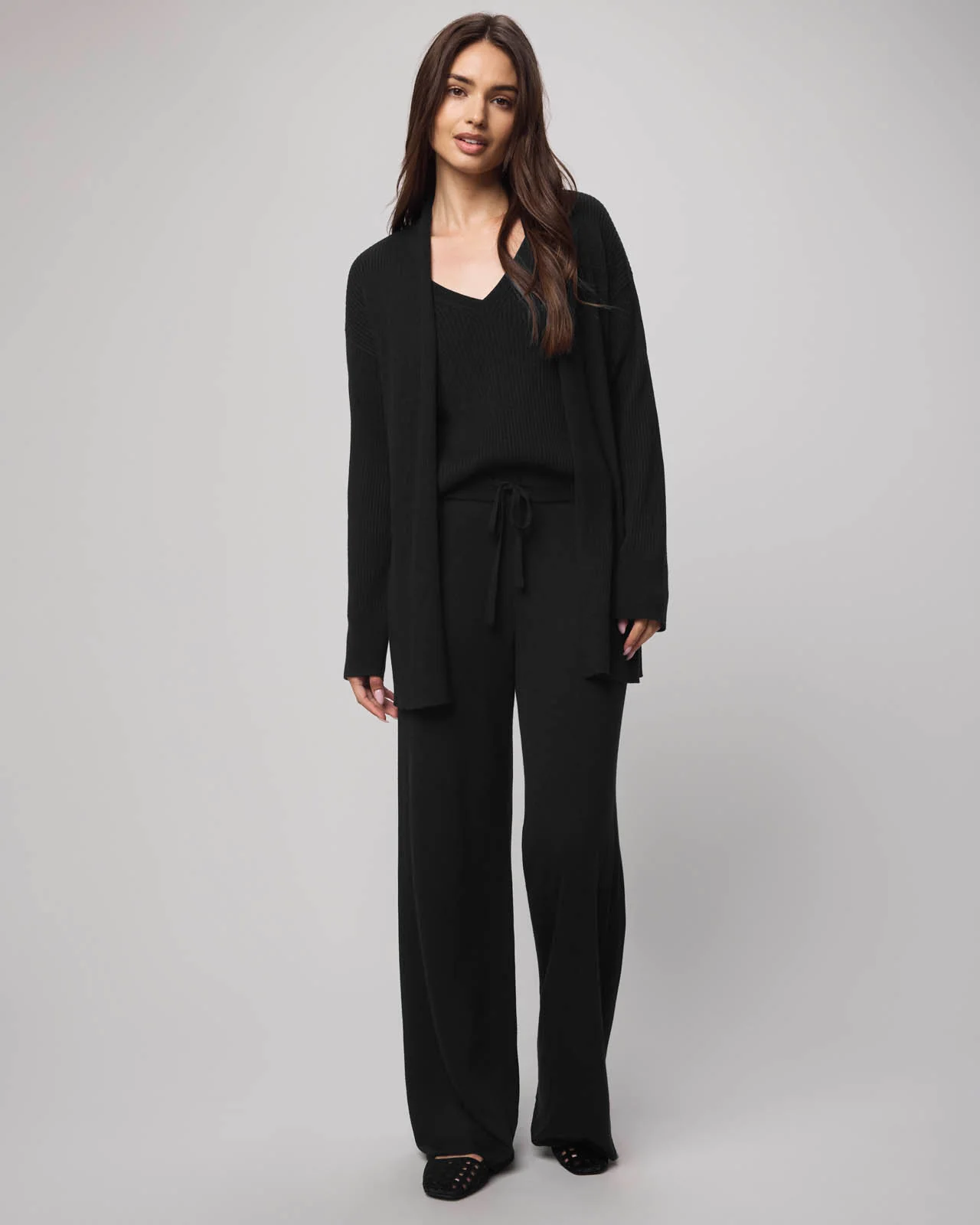 Georgie Cashblend Open Cardigan - Image 5