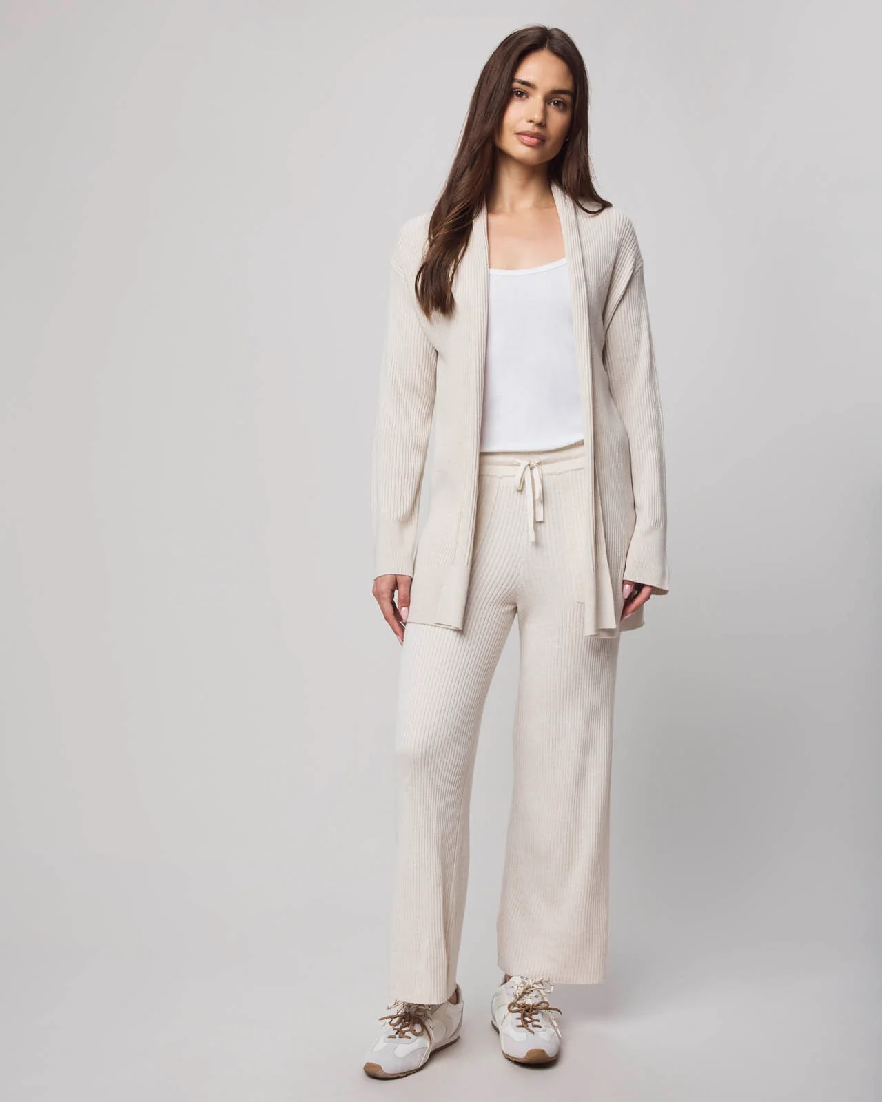 Georgie Cashblend Open Cardigan - Image 8