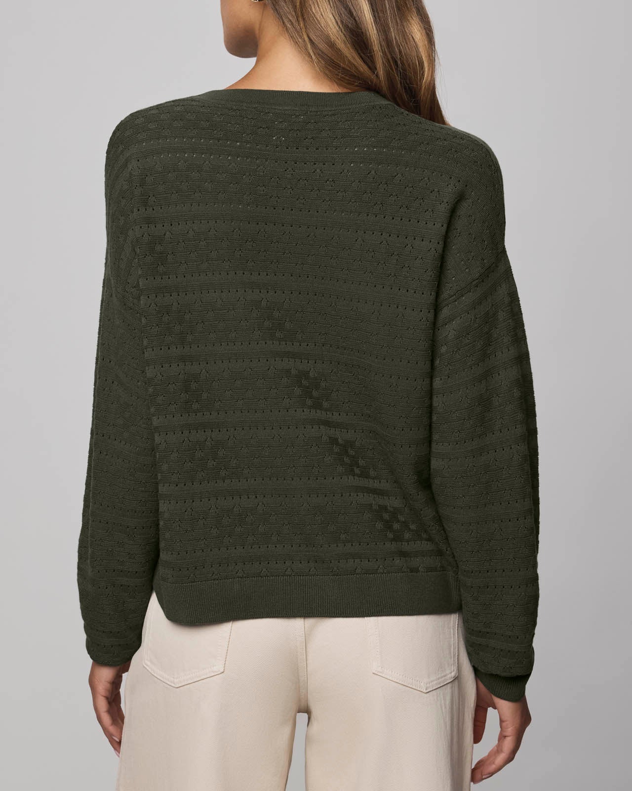 Georgie Cashblend Pointelle Sweater - Image 11