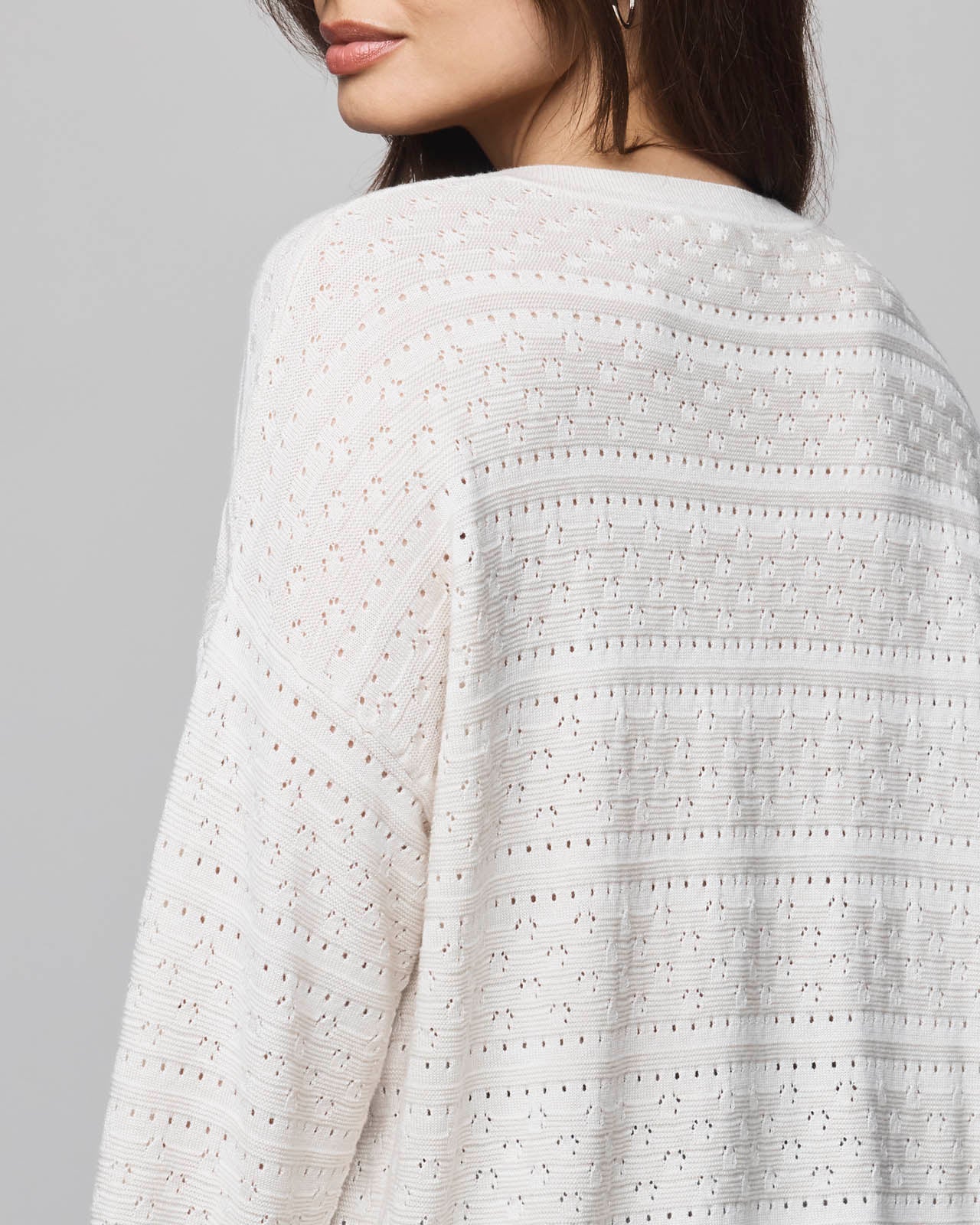Georgie Cashblend Pointelle Sweater - Image 16
