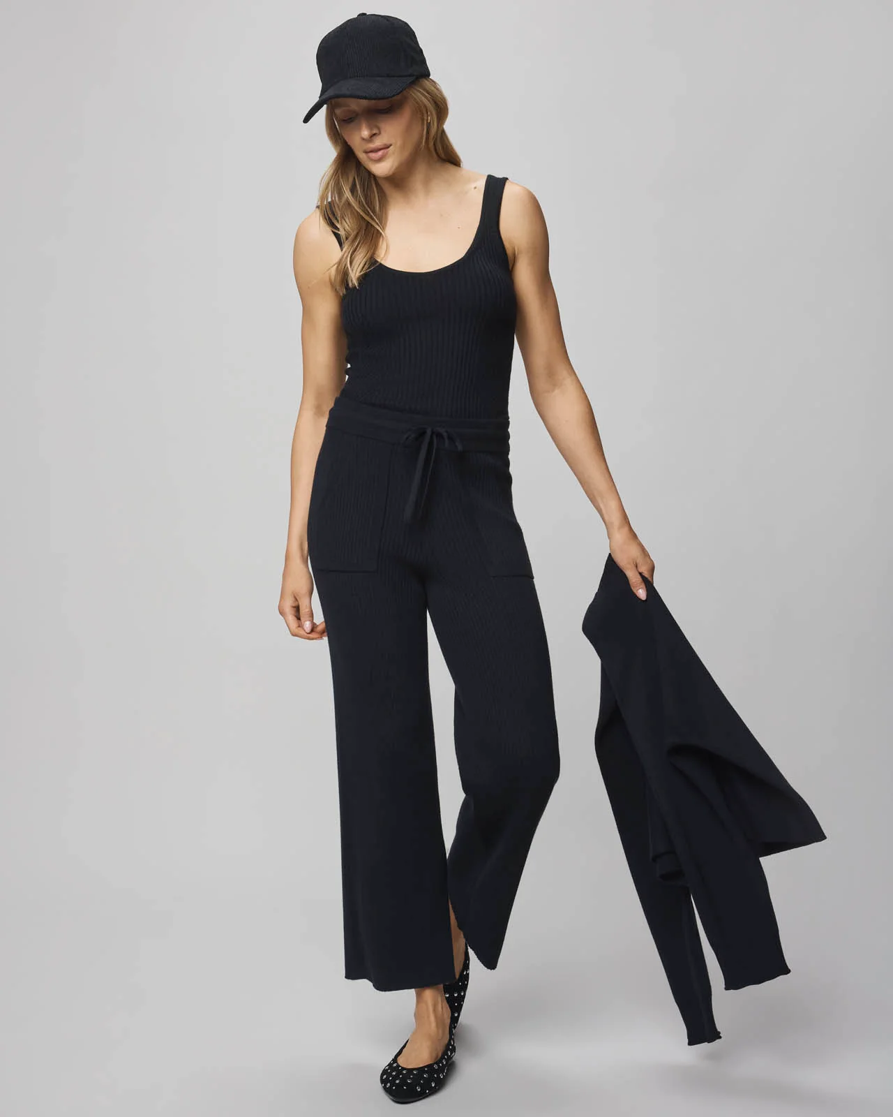Georgie Cashblend Scoop Sweater Tank - Image 3
