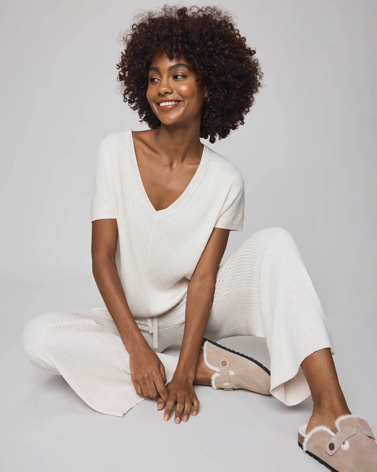 Georgie Cashblend Short Sleeve Sweater