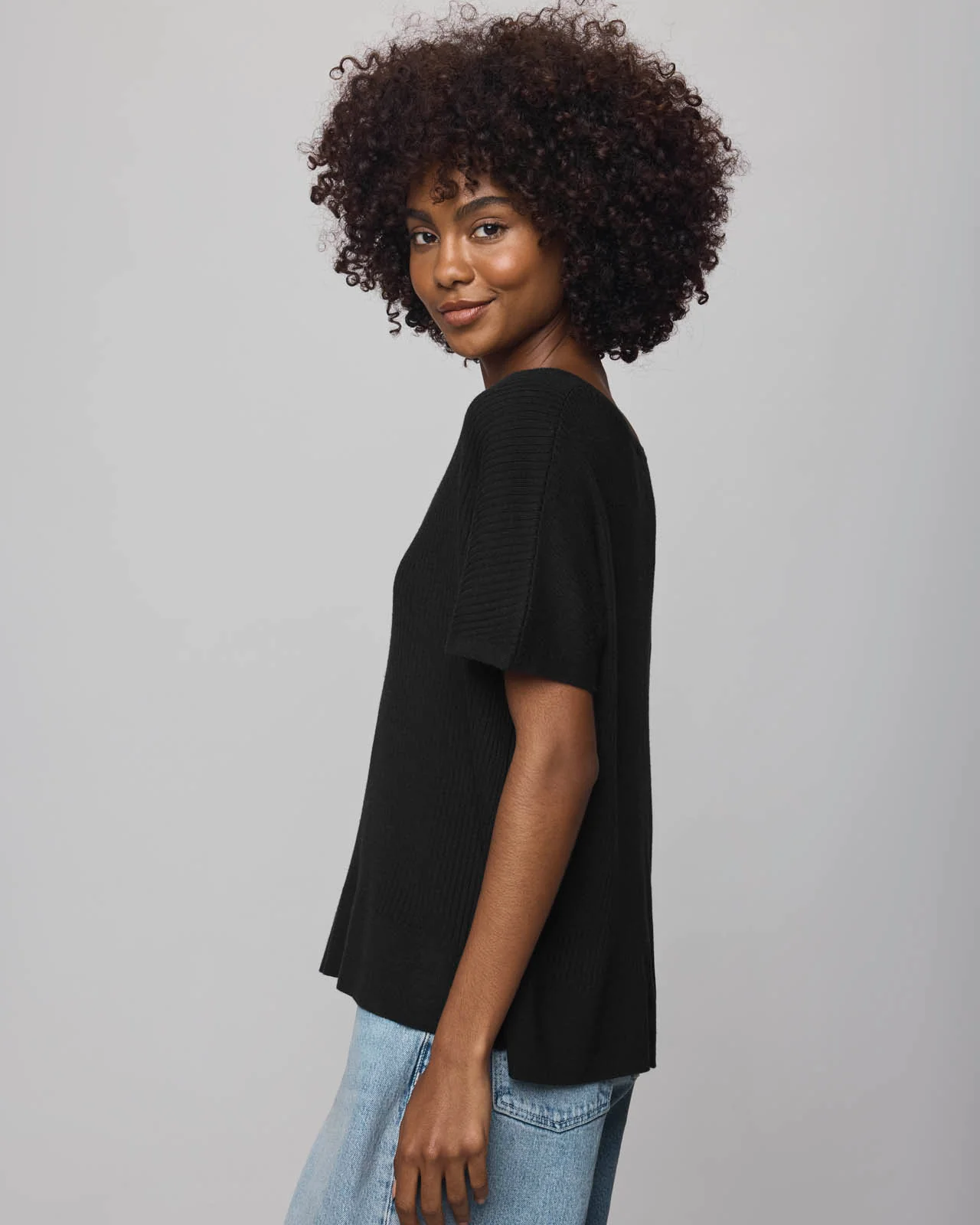 Georgie Cashblend Short Sleeve Sweater - Image 16