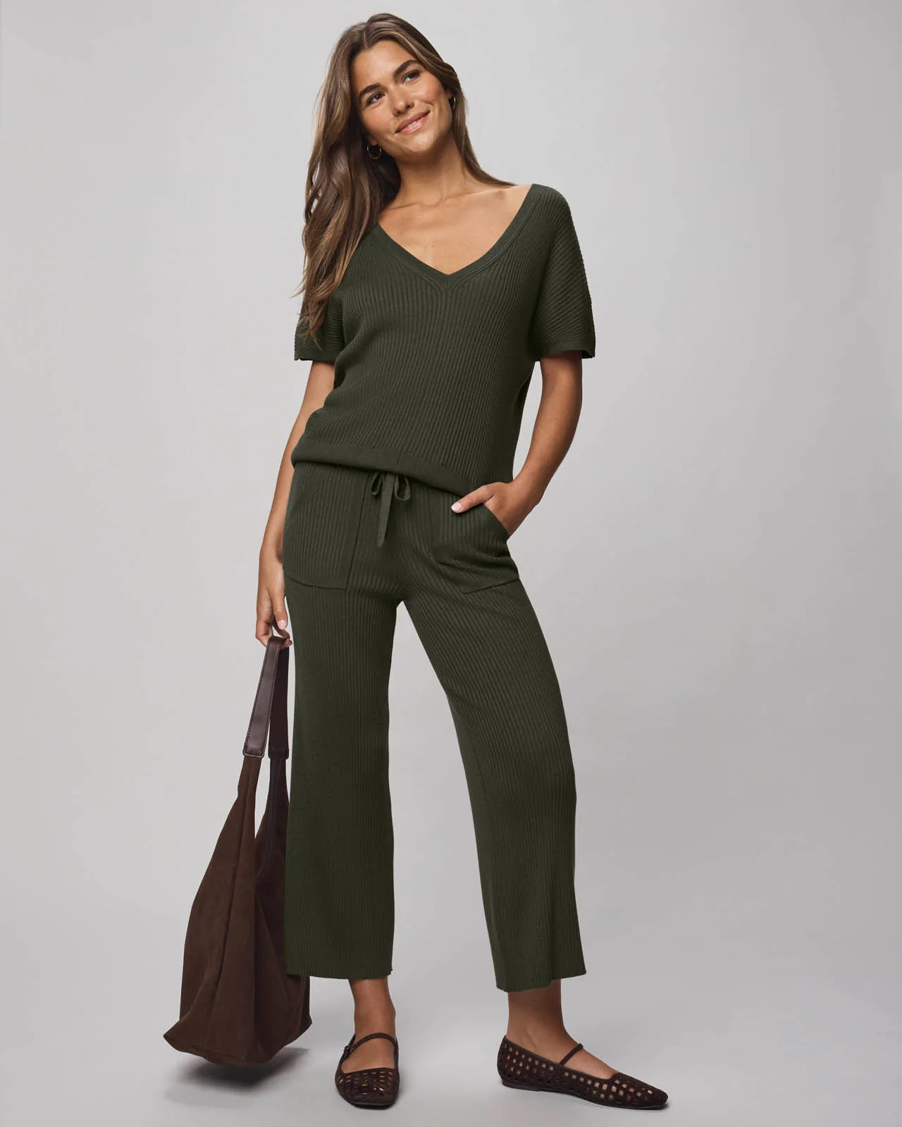 Georgie Cashblend Short Sleeve Sweater - Image 21