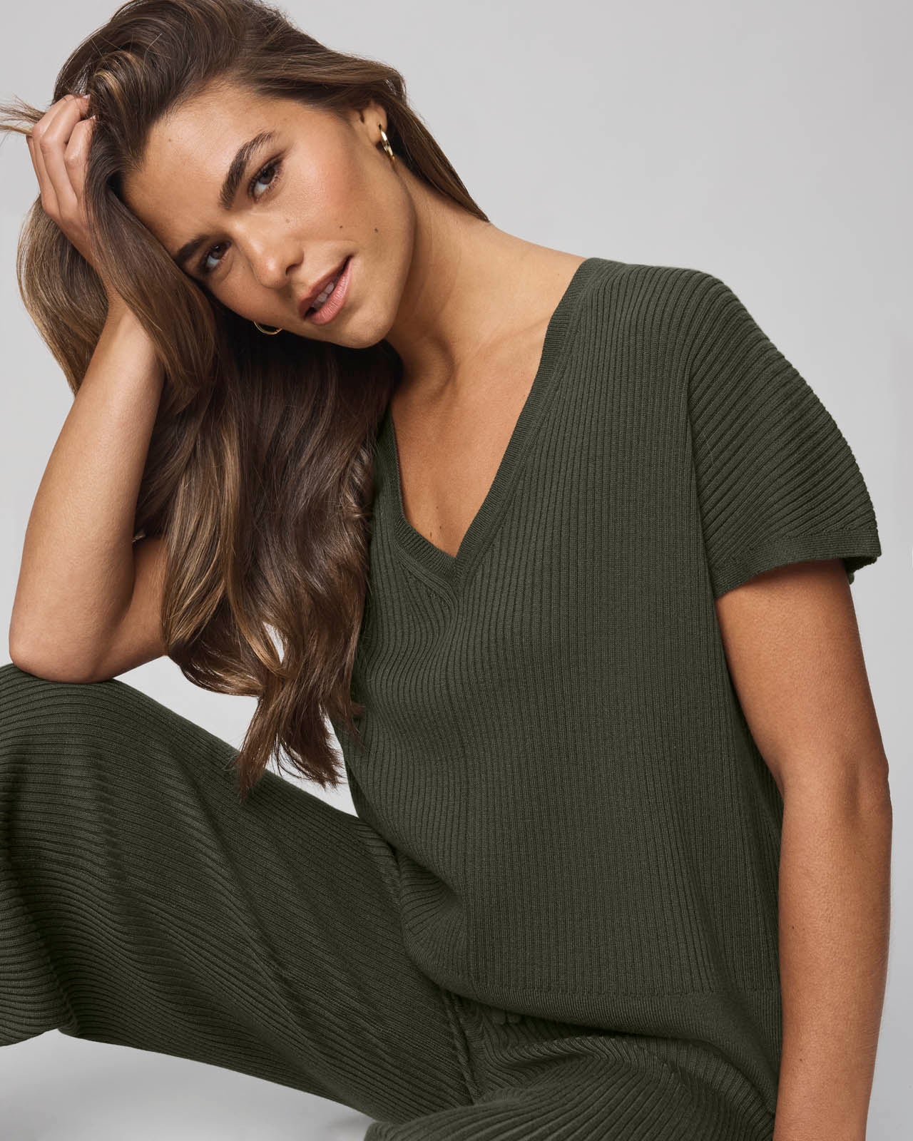 Georgie Cashblend Short Sleeve Sweater - Image 24