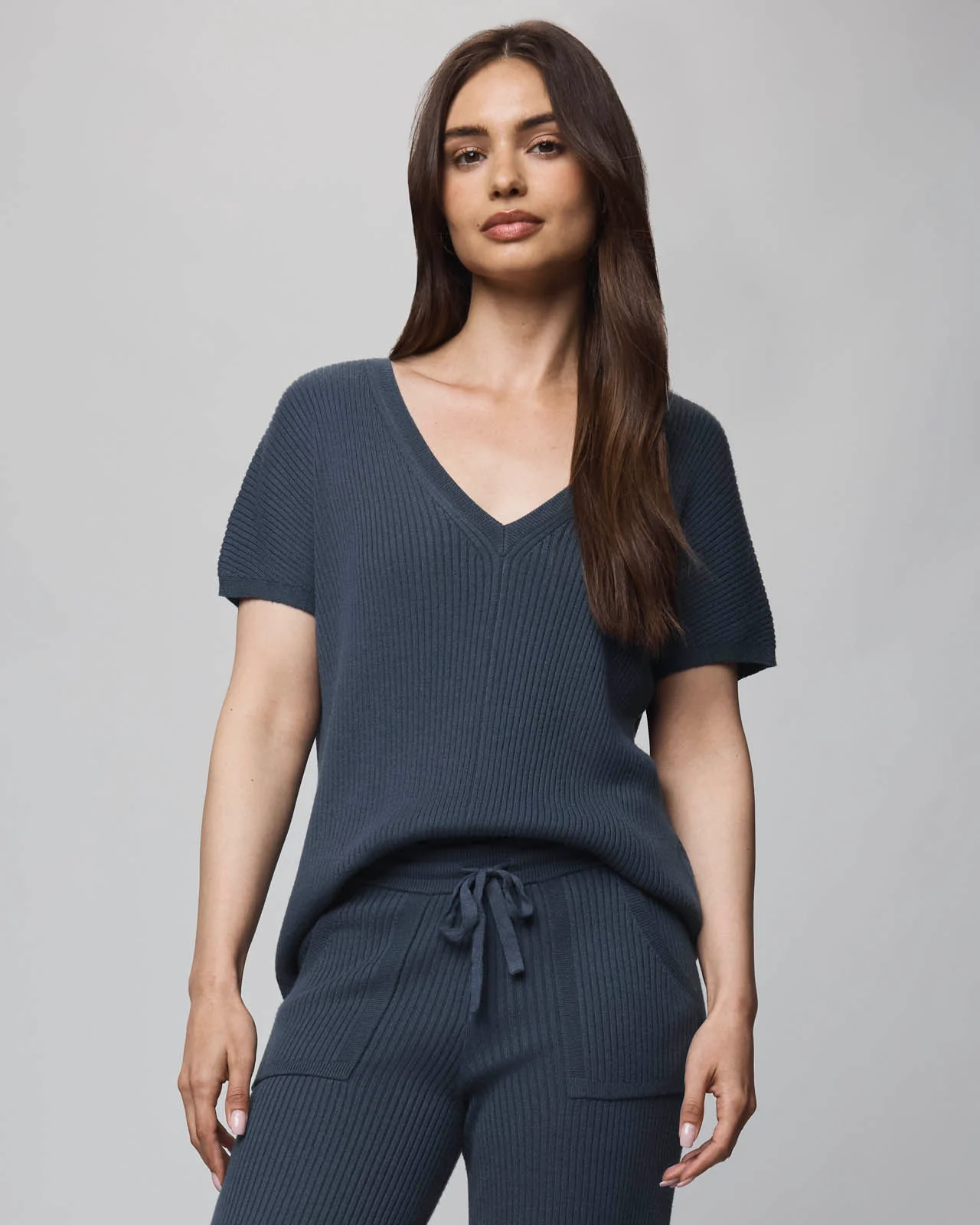 Georgie Cashblend Short Sleeve Sweater - Image 28