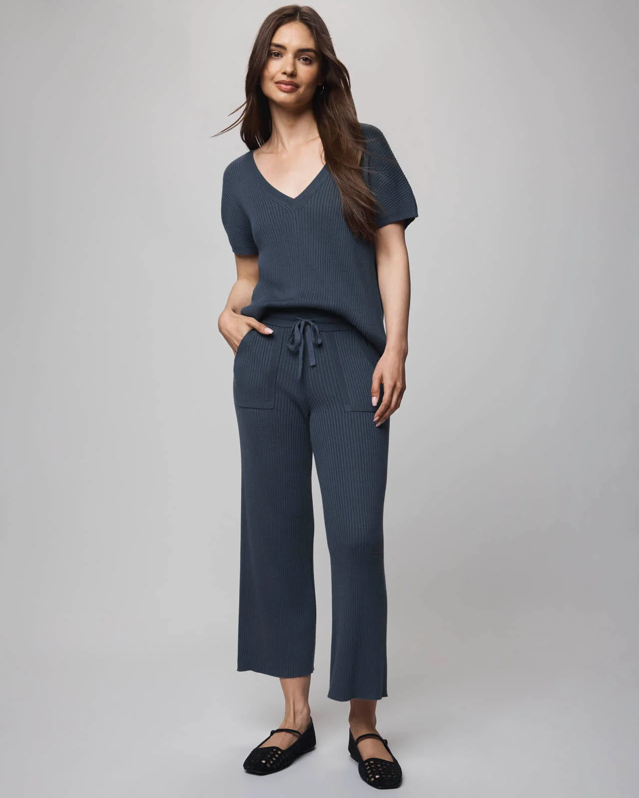 Georgie Cashblend Short Sleeve Sweater - Image 29