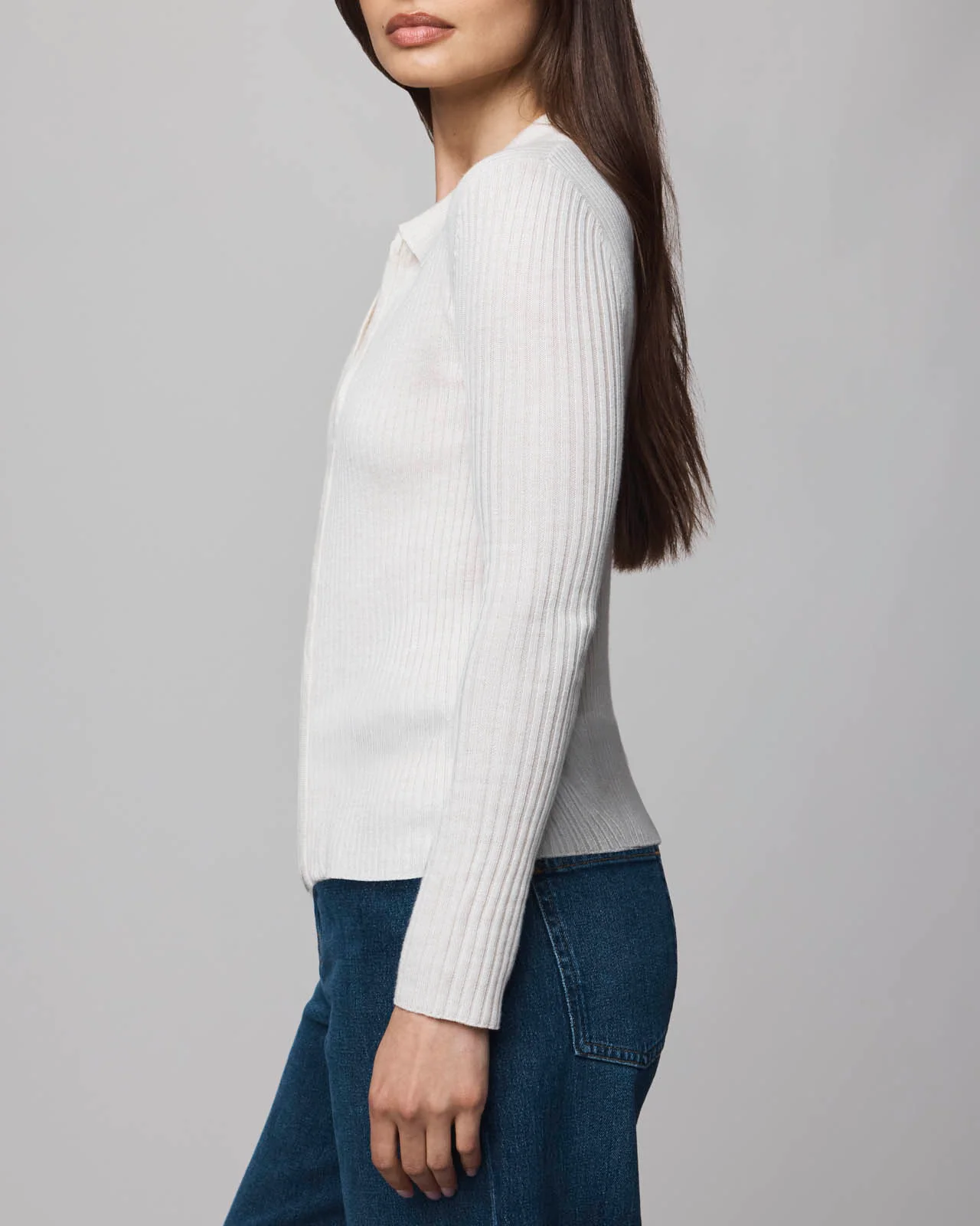 Georgie Cashblend Two-Way Zip Sweater - Image 10