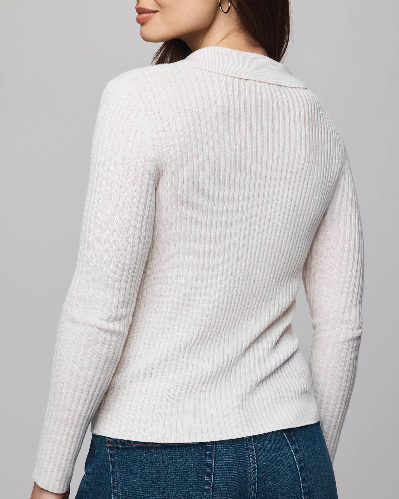 Georgie Cashblend Two-Way Zip Sweater - Image 11
