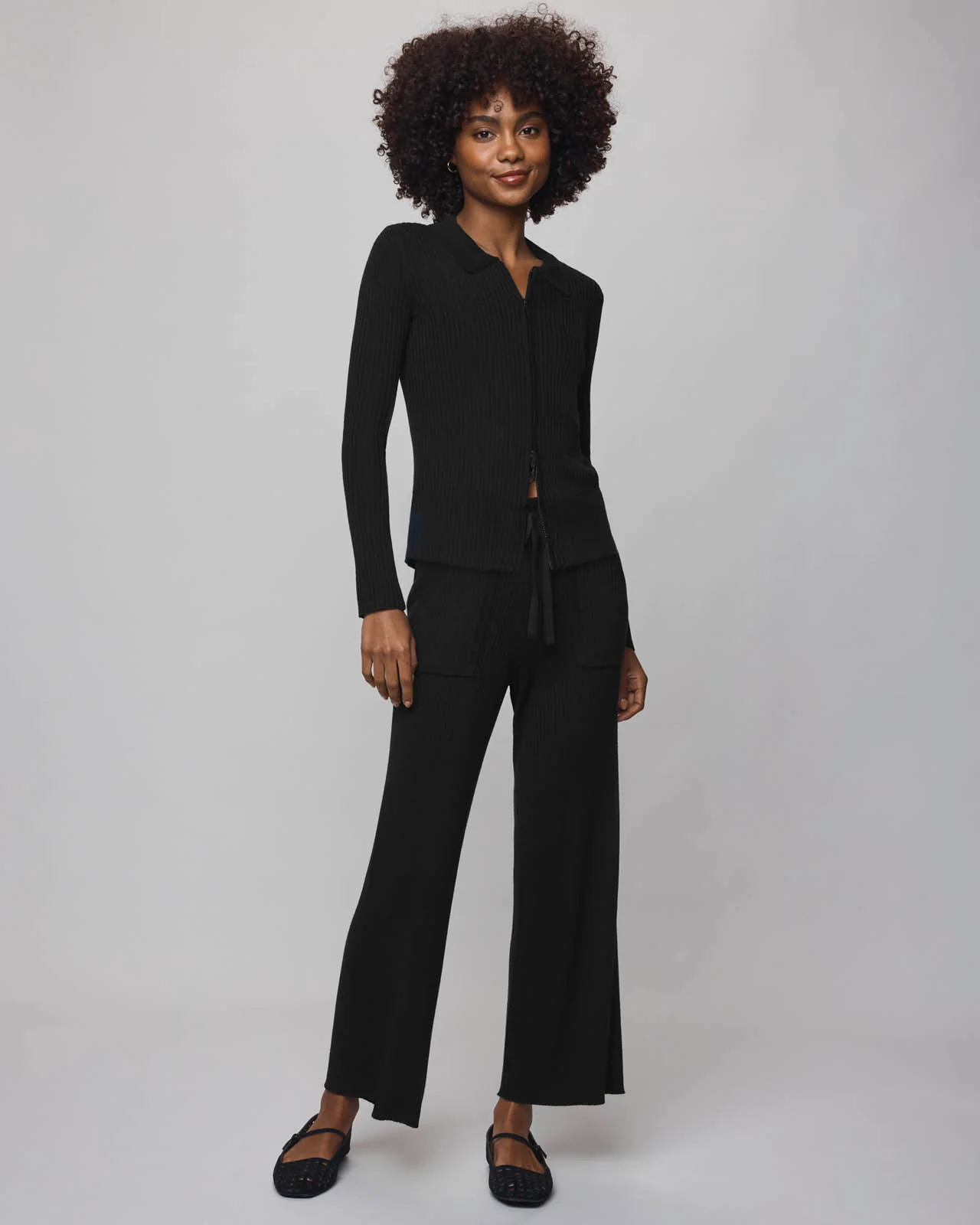 Georgie Cashblend Two-Way Zip Sweater - Image 14