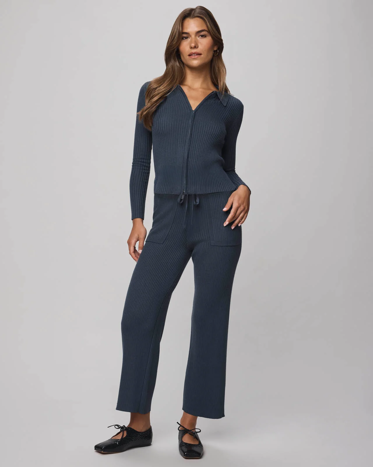 Georgie Cashblend Two-Way Zip Sweater - Image 18