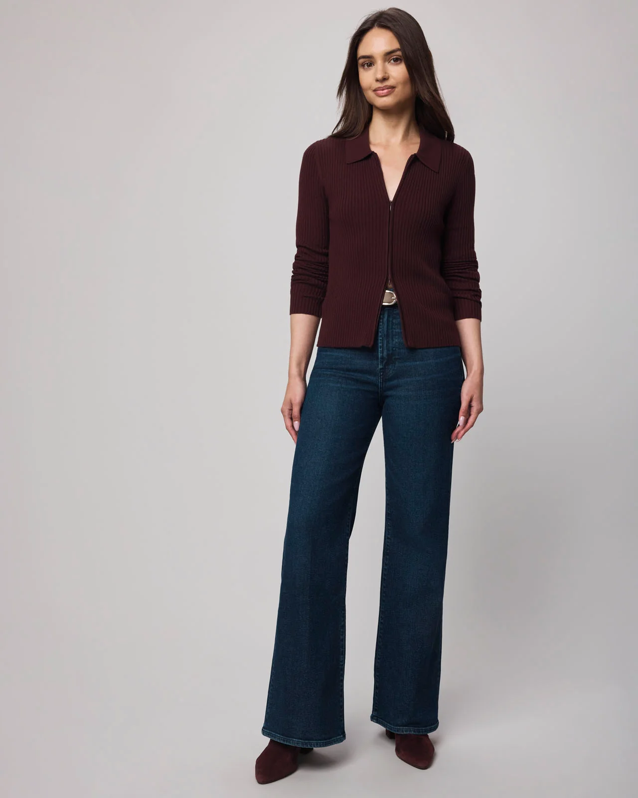 Georgie Cashblend Two-Way Zip Sweater - Image 24