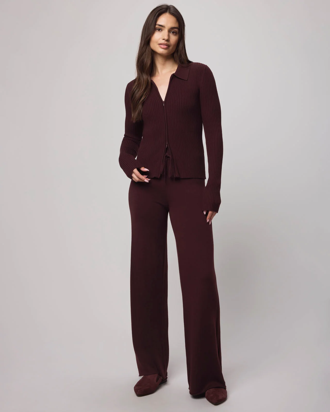 Georgie Cashblend Two-Way Zip Sweater - Image 25