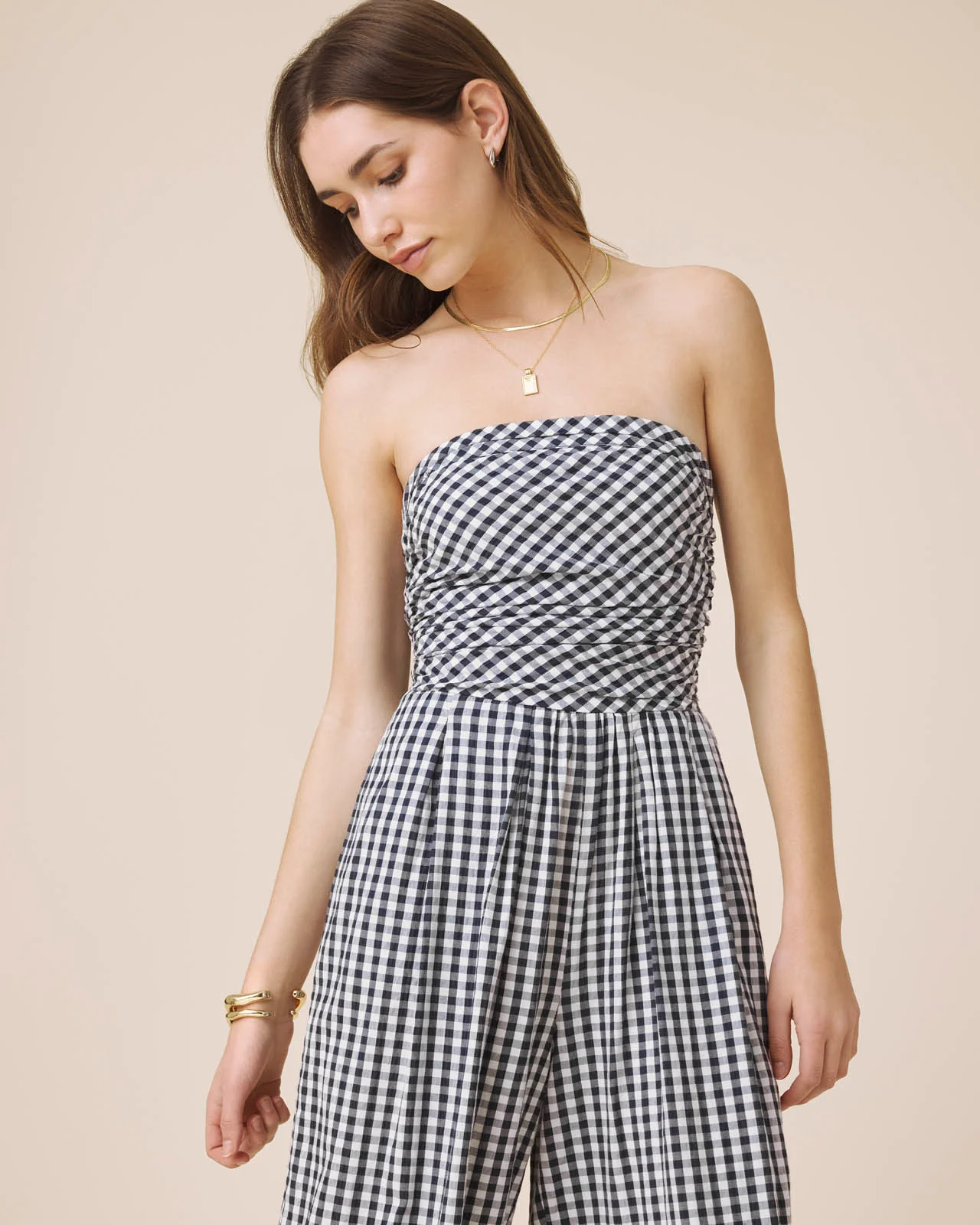 Gigi Gingham Jumpsuit - Image 5