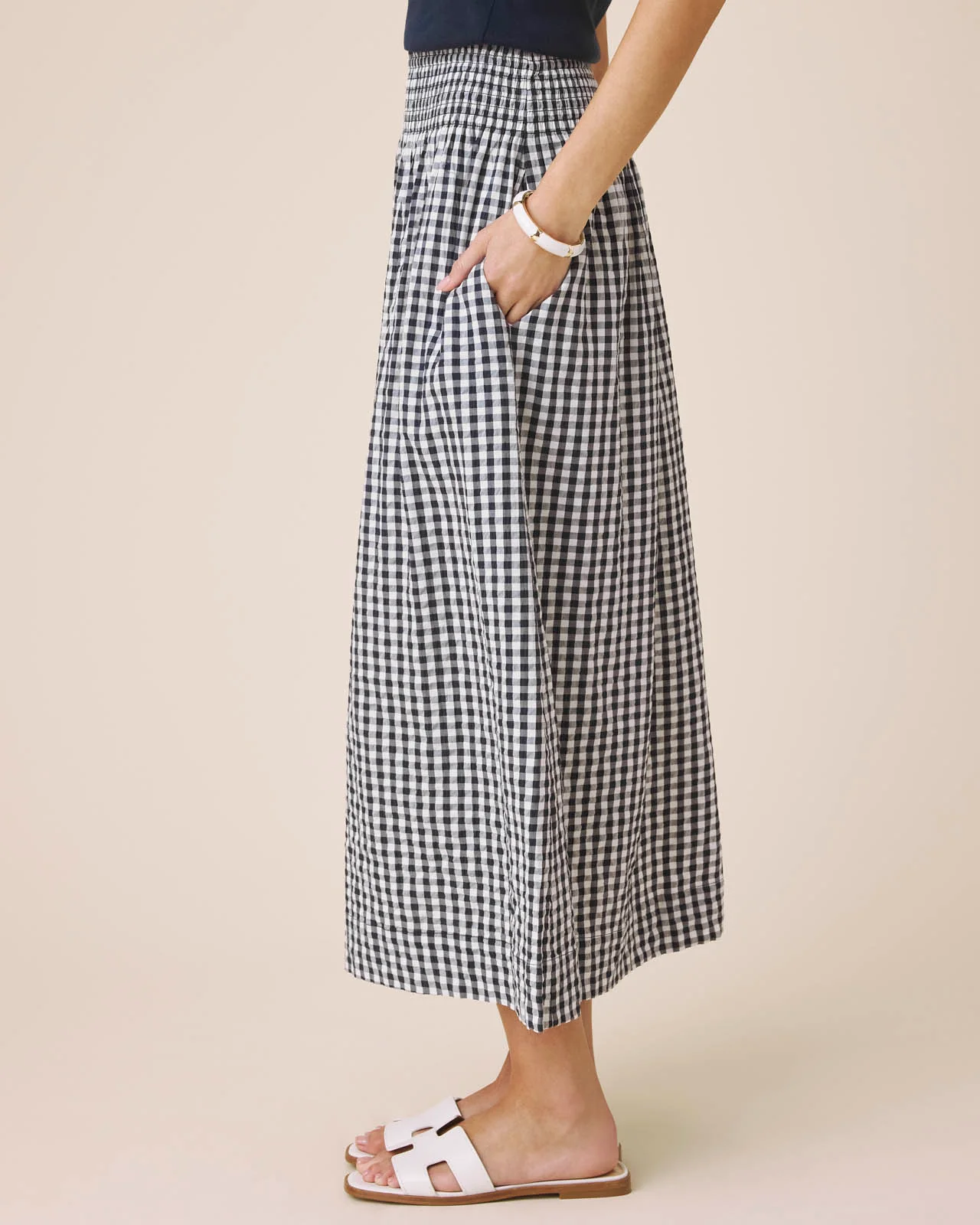 Gigi Gingham Midi Skirt - Image 3