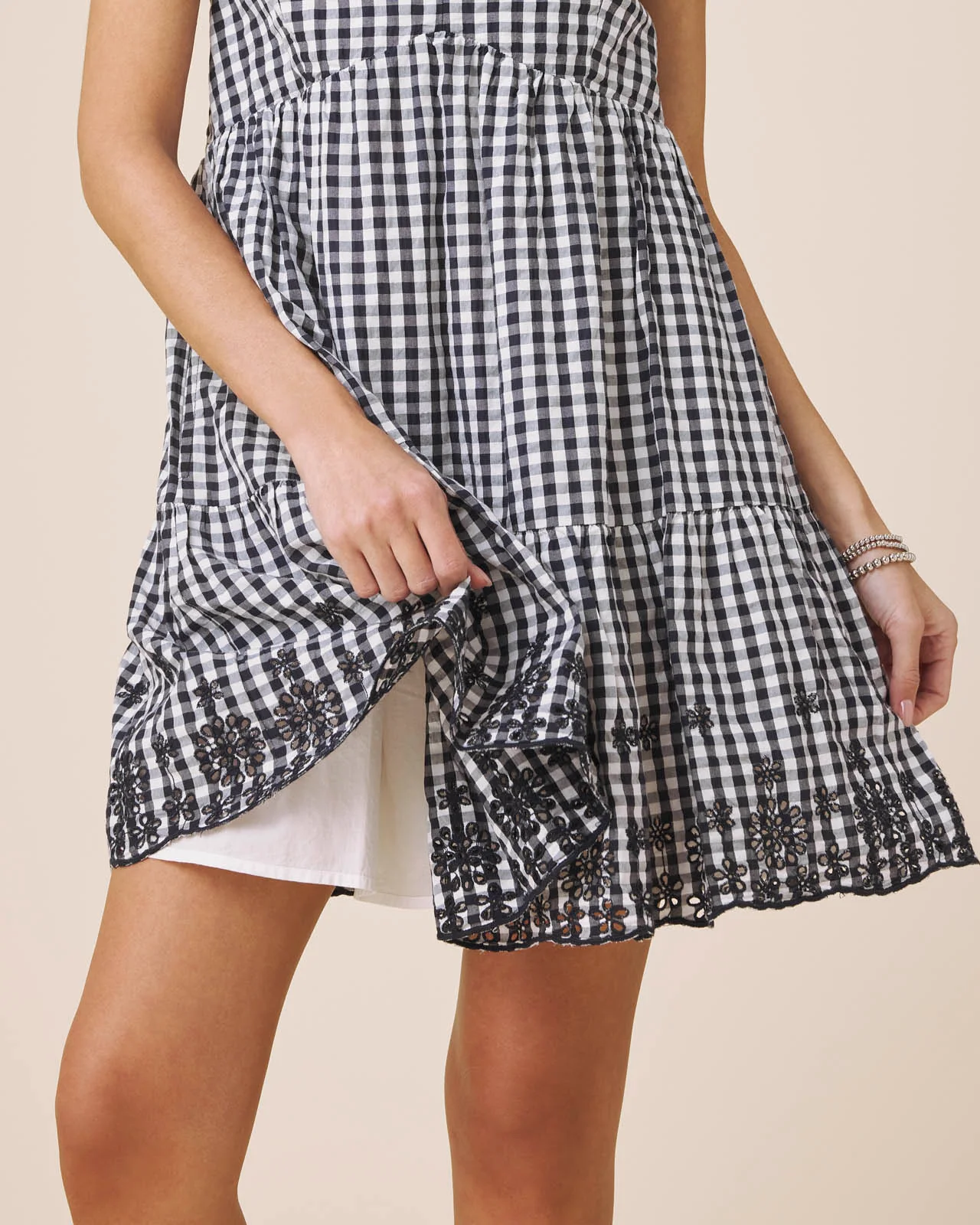 Gigi Gingham Mini Dress - Image 10