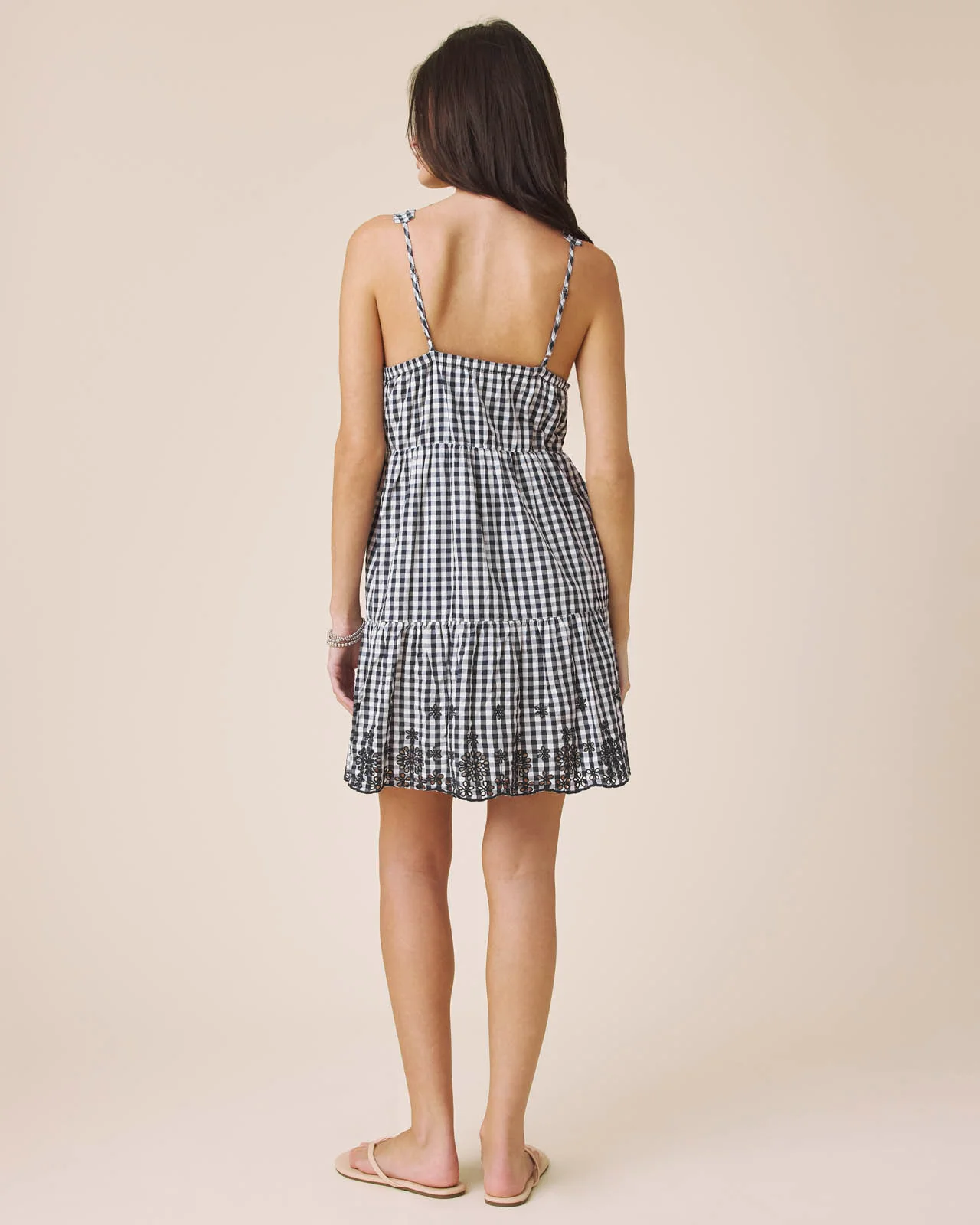 Gigi Gingham Mini Dress - Image 8