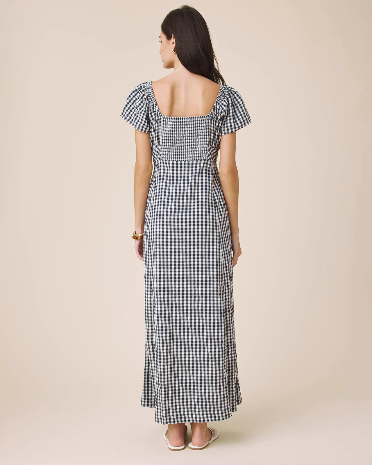 Gigi Gingham Puff Sleeve Dress - Image 2