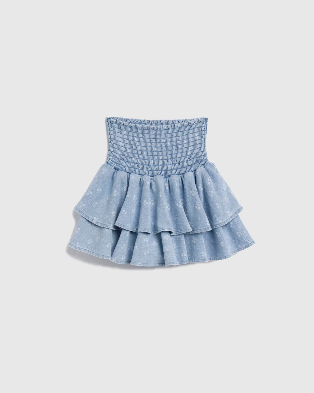 Girls Bleach Wash Skirt