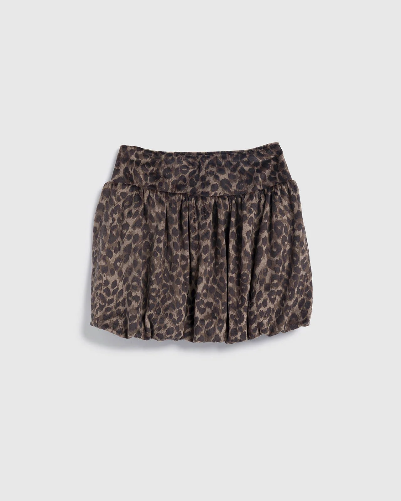 Girls Cheetah Bubble Skirt