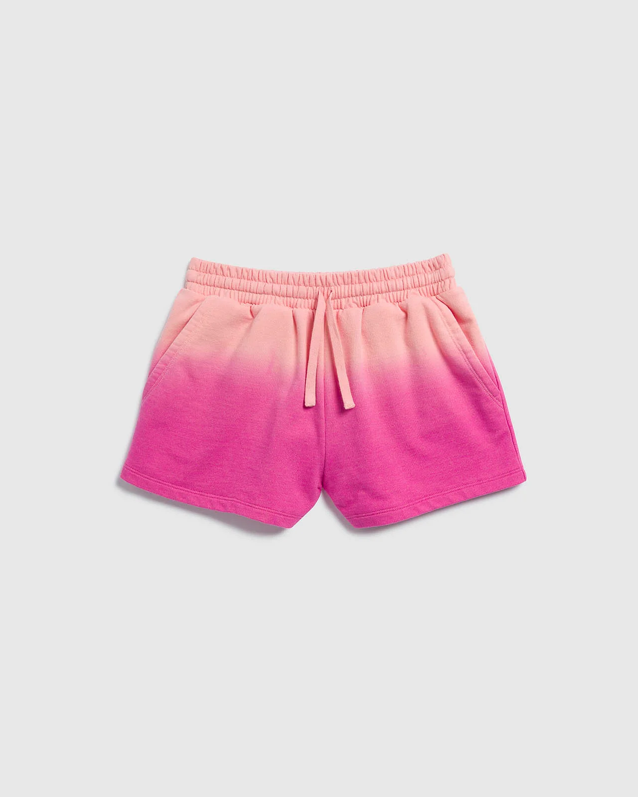 Girls Cotton Candy Dip Dye Short