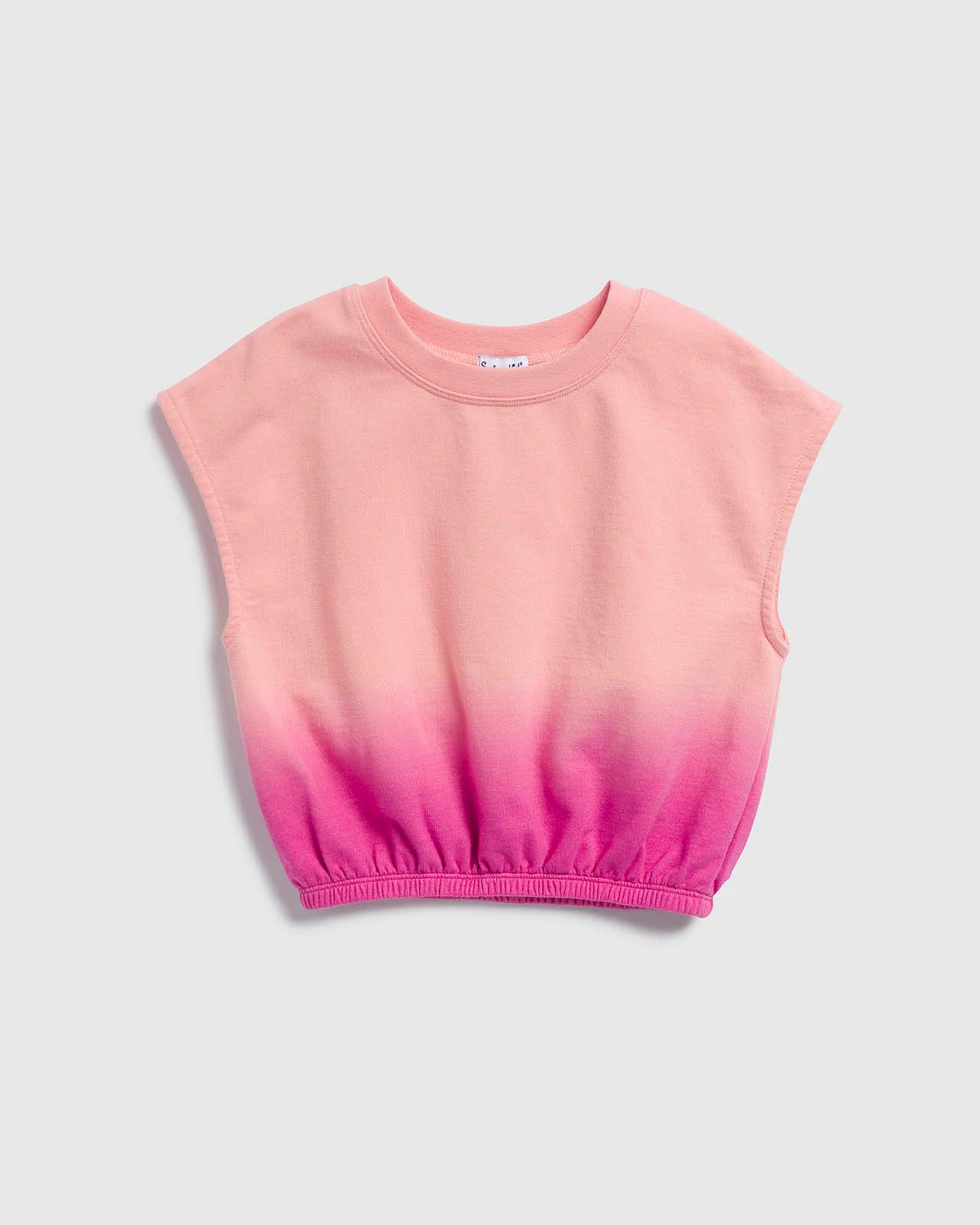 Girls Cotton Candy Dip Dye Tee