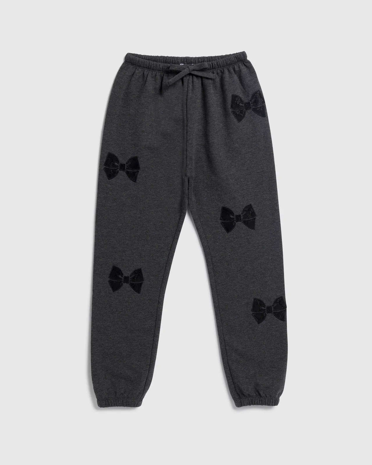 Girls Lacy Bow Sweatpant