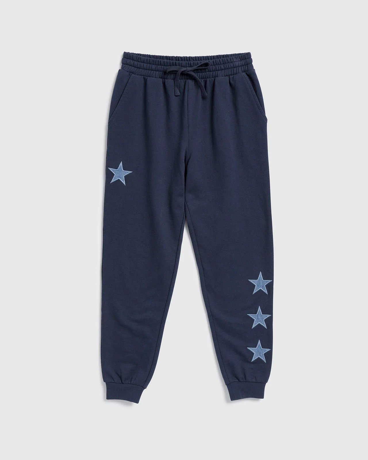 Girls Navy Stars Jogger