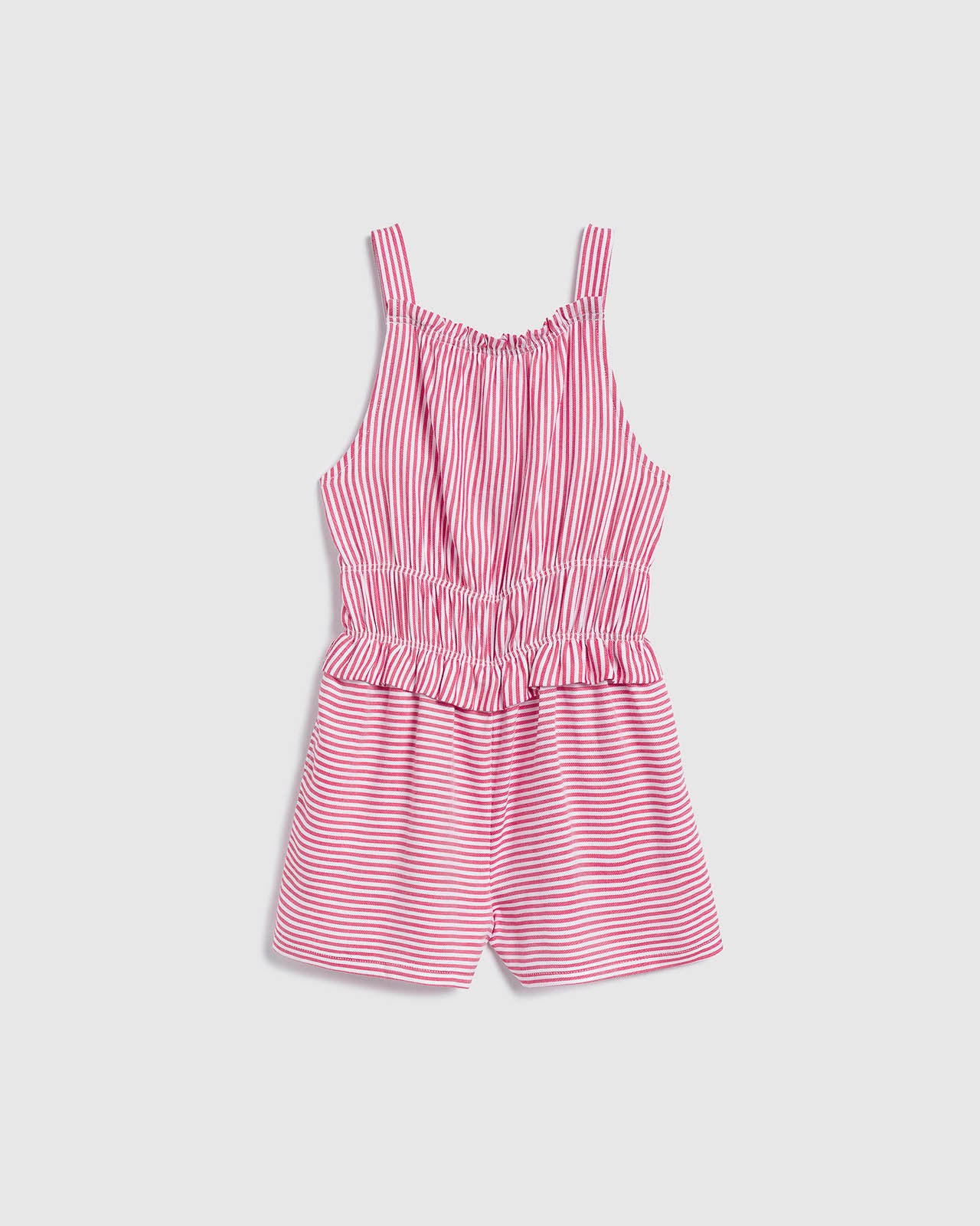 Girls Pinstripe Romper