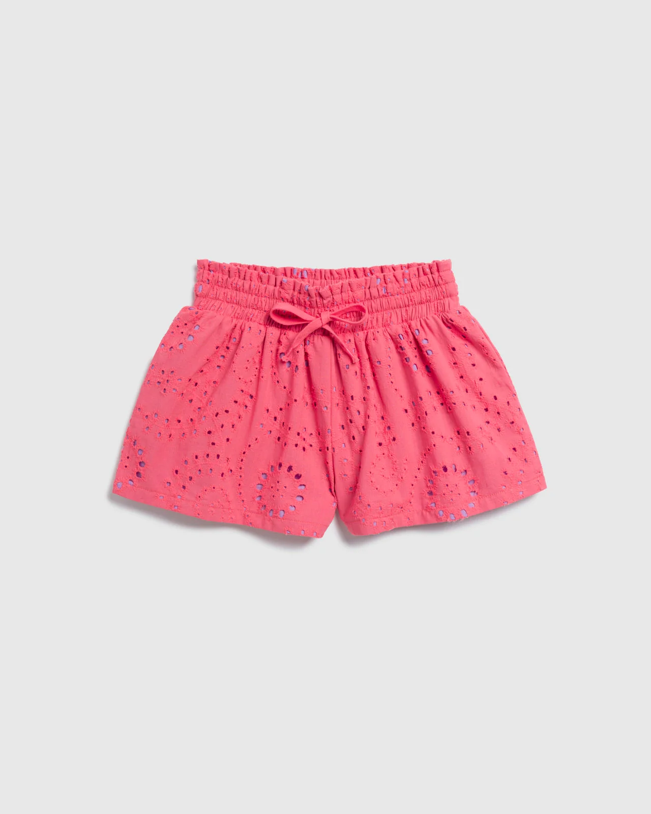 Girls Poppy Embroidered Short