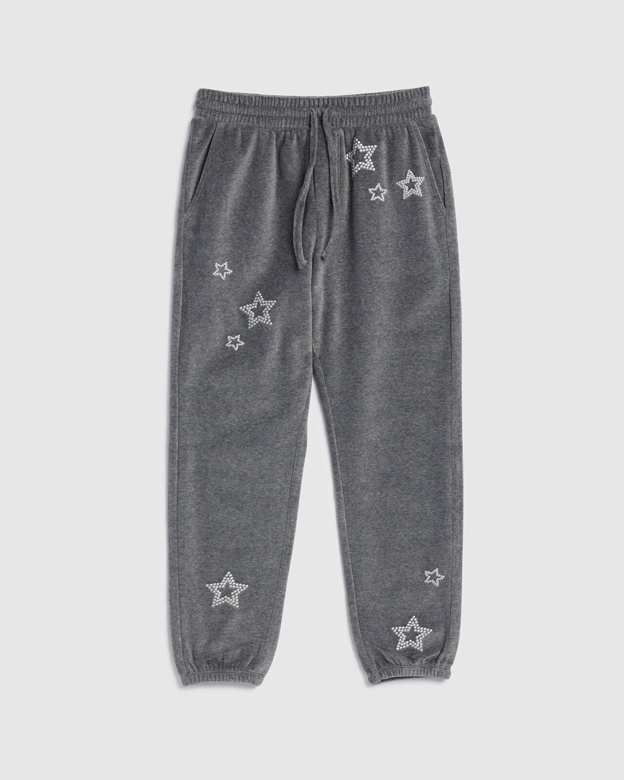 Girls Silver Stars Jogger