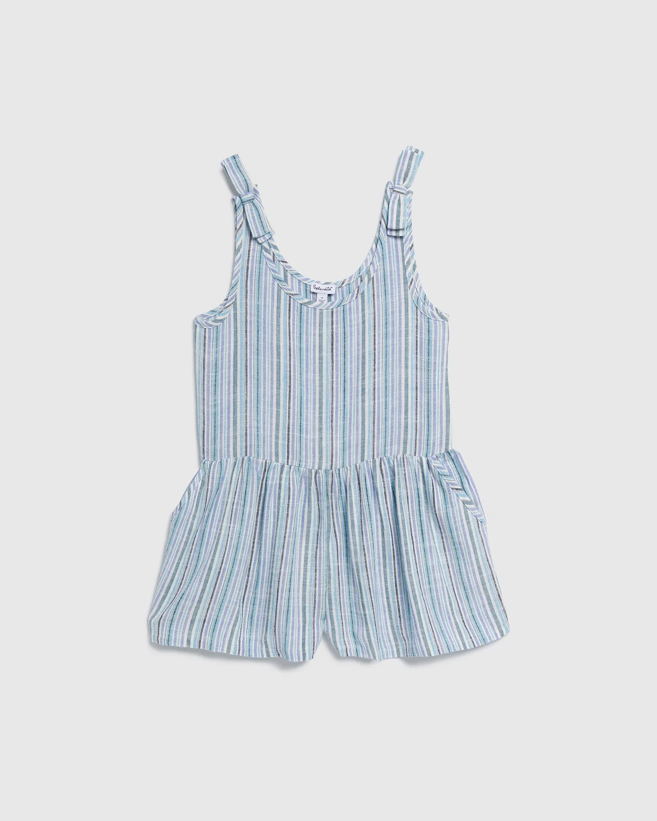 Girls Splash Stripe Romper