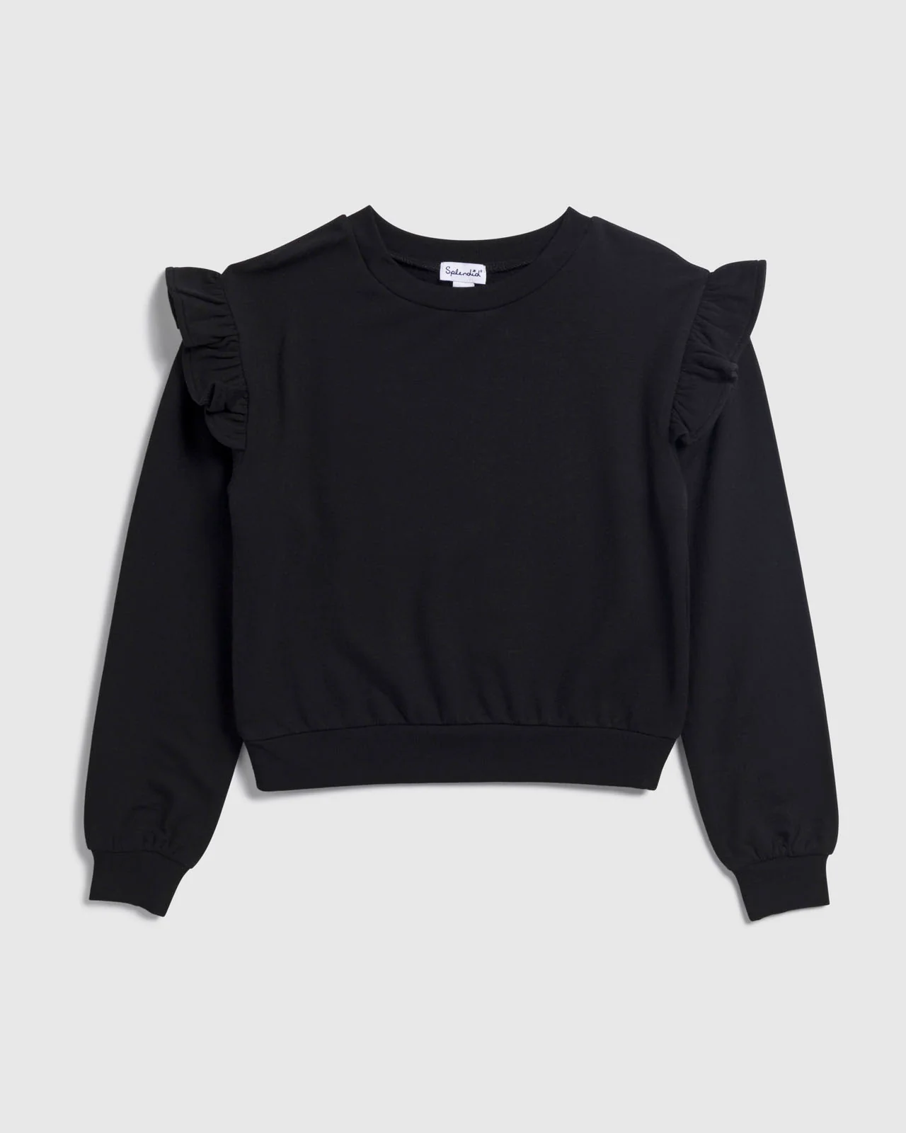 Girls Supersoft Ruffle Sweatshirt