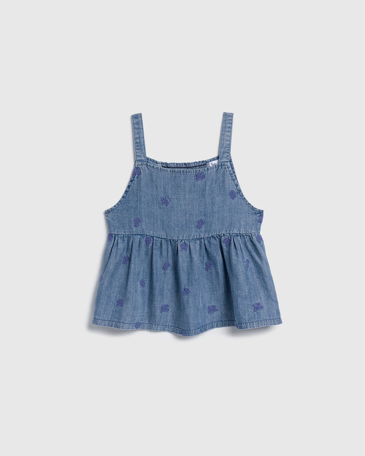 Girls Tossed Flower Tank