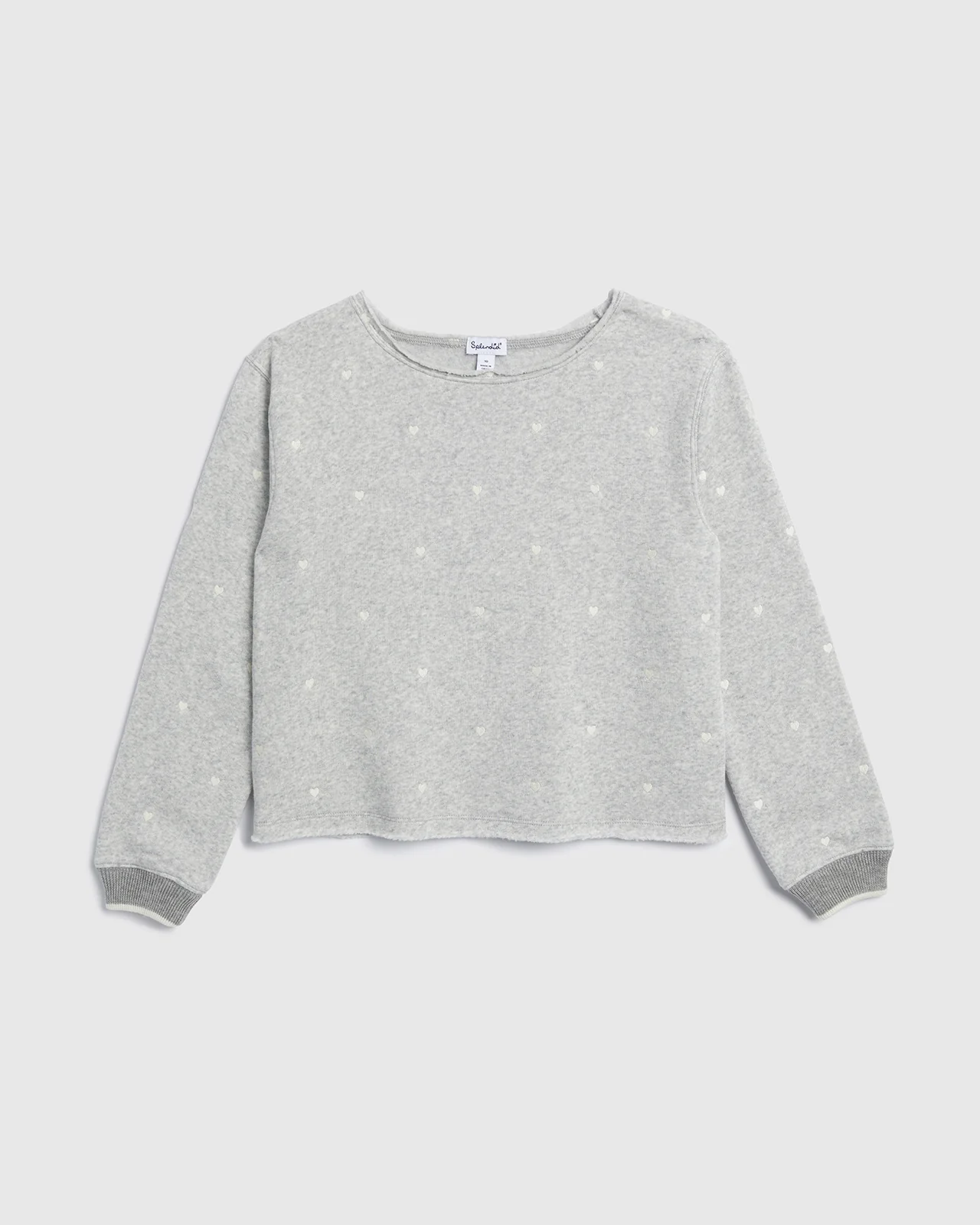 Girls Tossed Hearts Sweatshirt