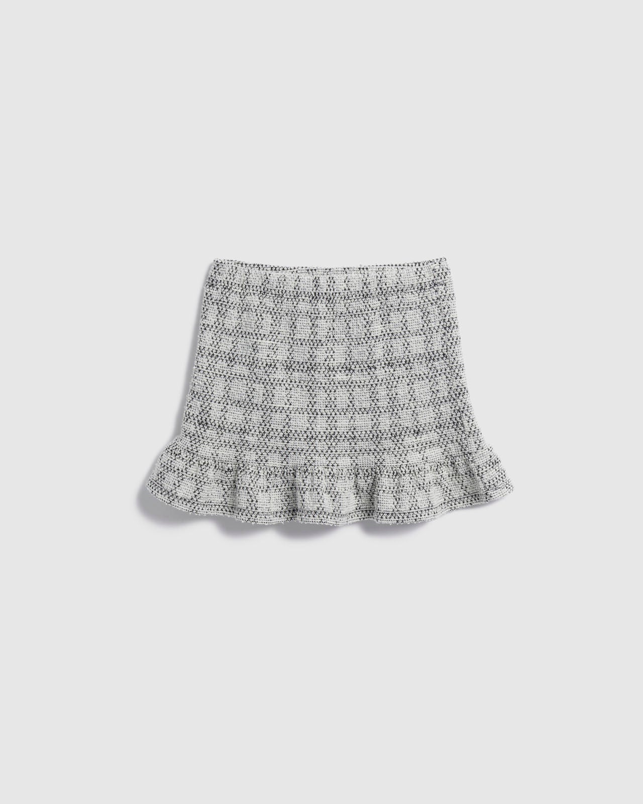 Girls Tweed Ruffle Skirt