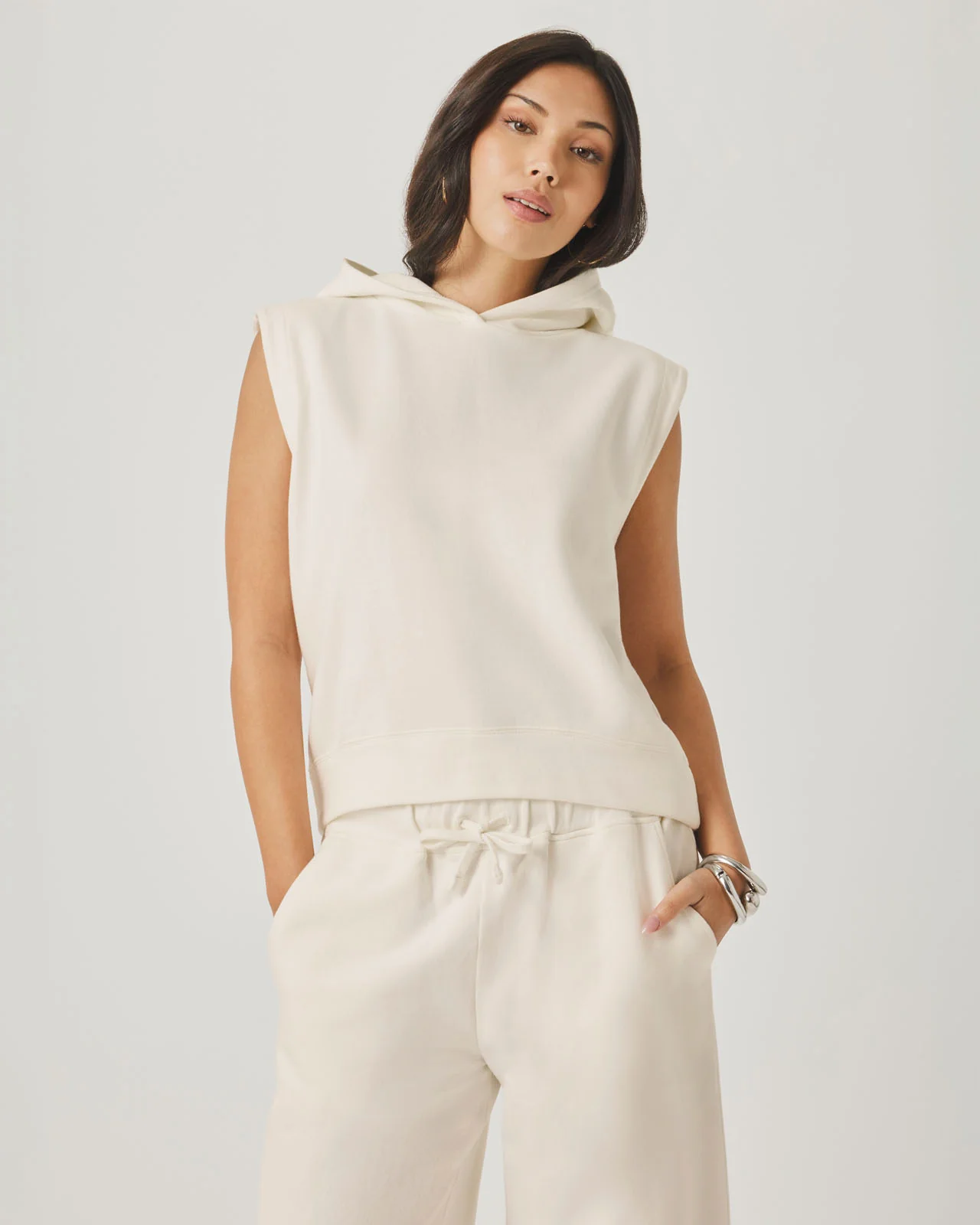 Greta Sleeveless Hoodie - Image 7